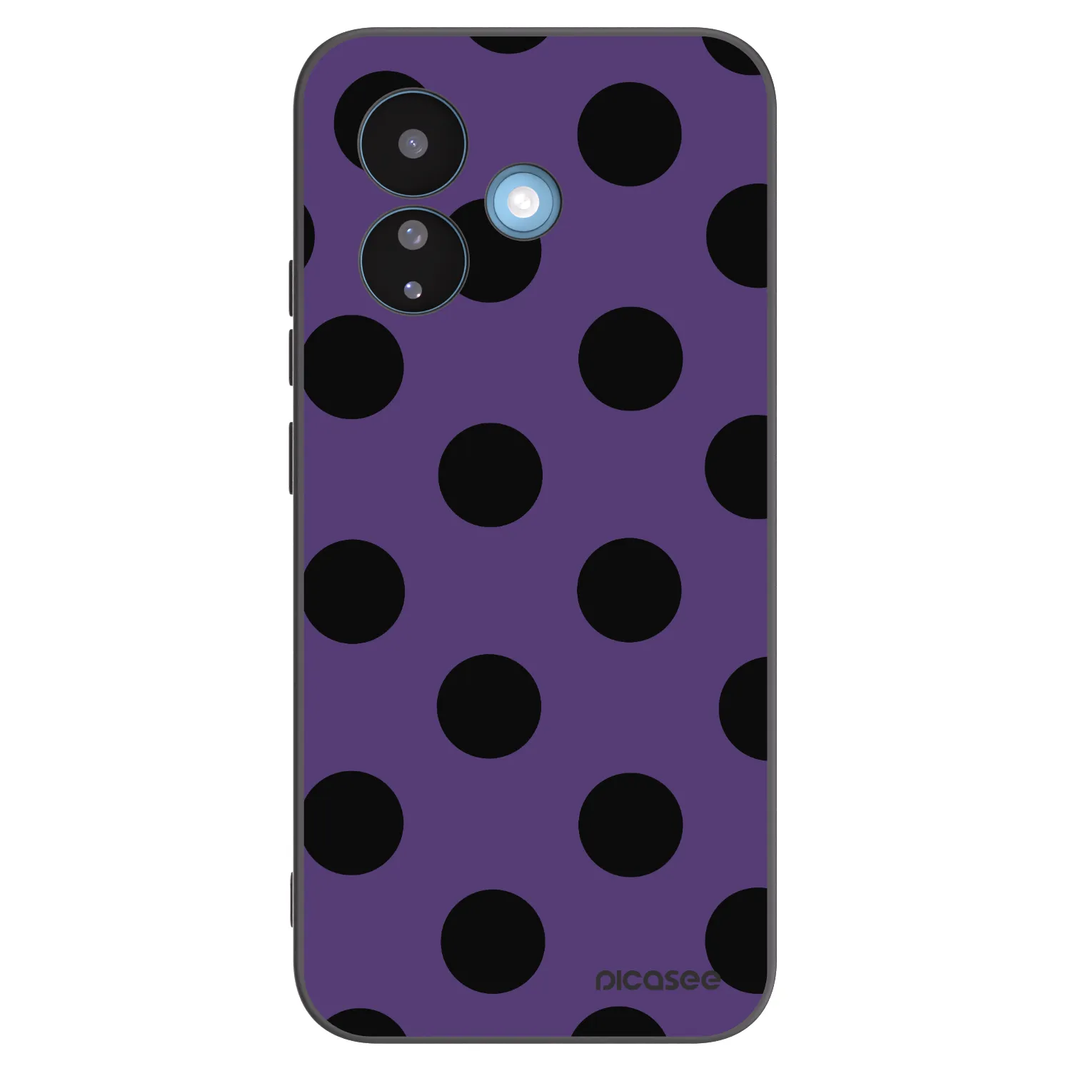 Picasee silikonový černý obal pro Xiaomi Redmi Note 17 Pro 5G - Big flickers 2