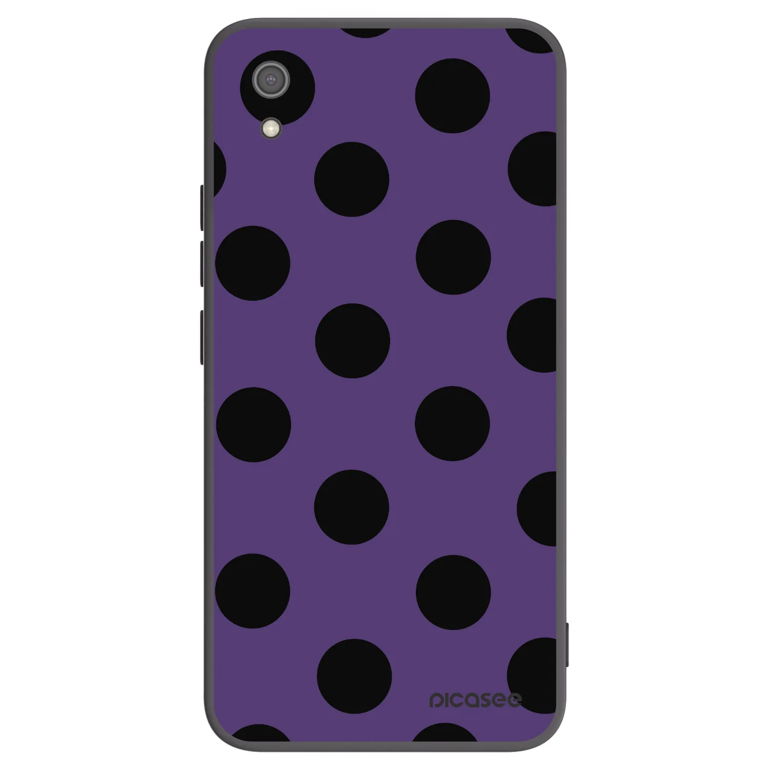 Picasee silikonový černý obal pro Xiaomi Redmi 7A - Big flickers 2