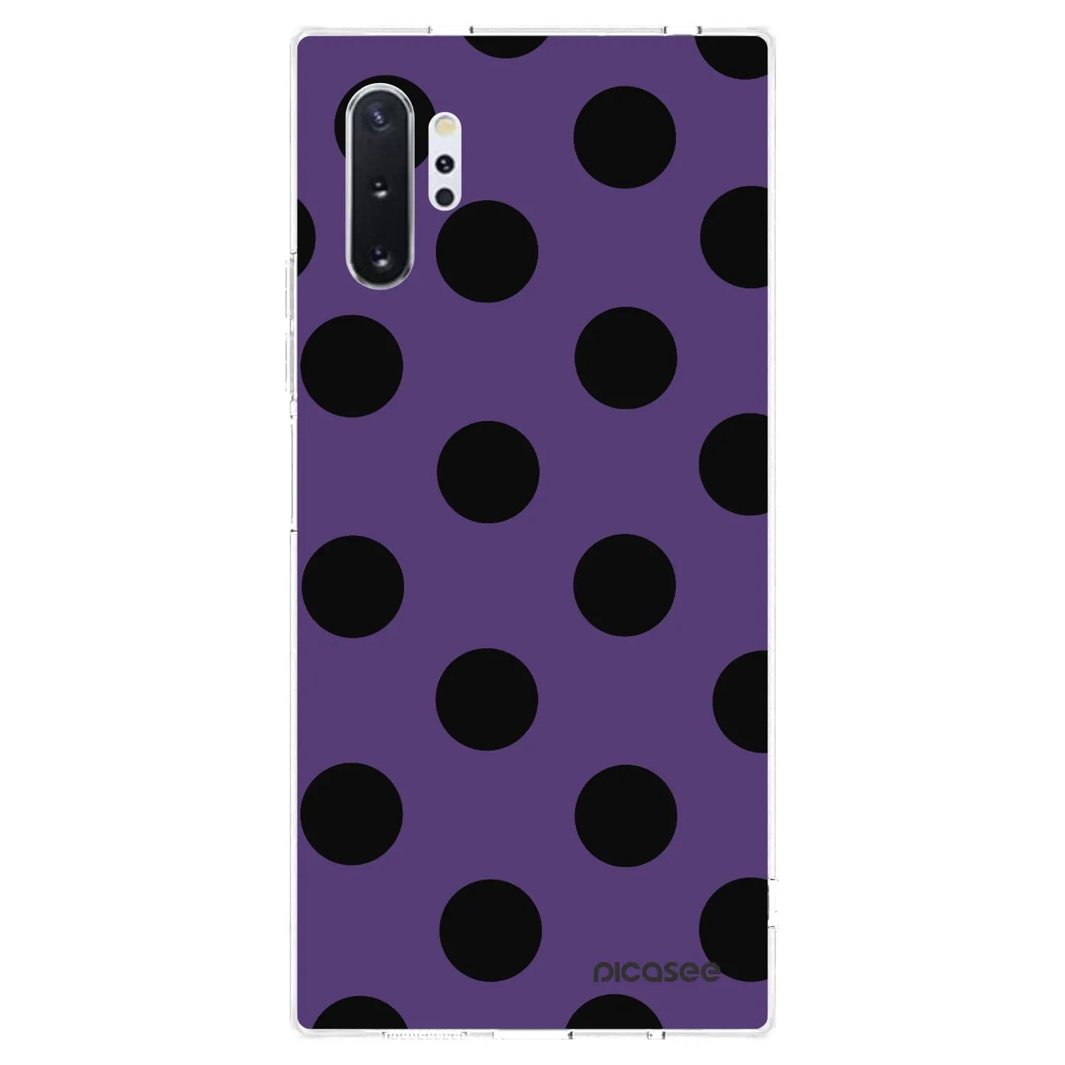 Picasee silikonový průhledný obal pro Samsung Galaxy Note 10+ N975F - Big flickers 2