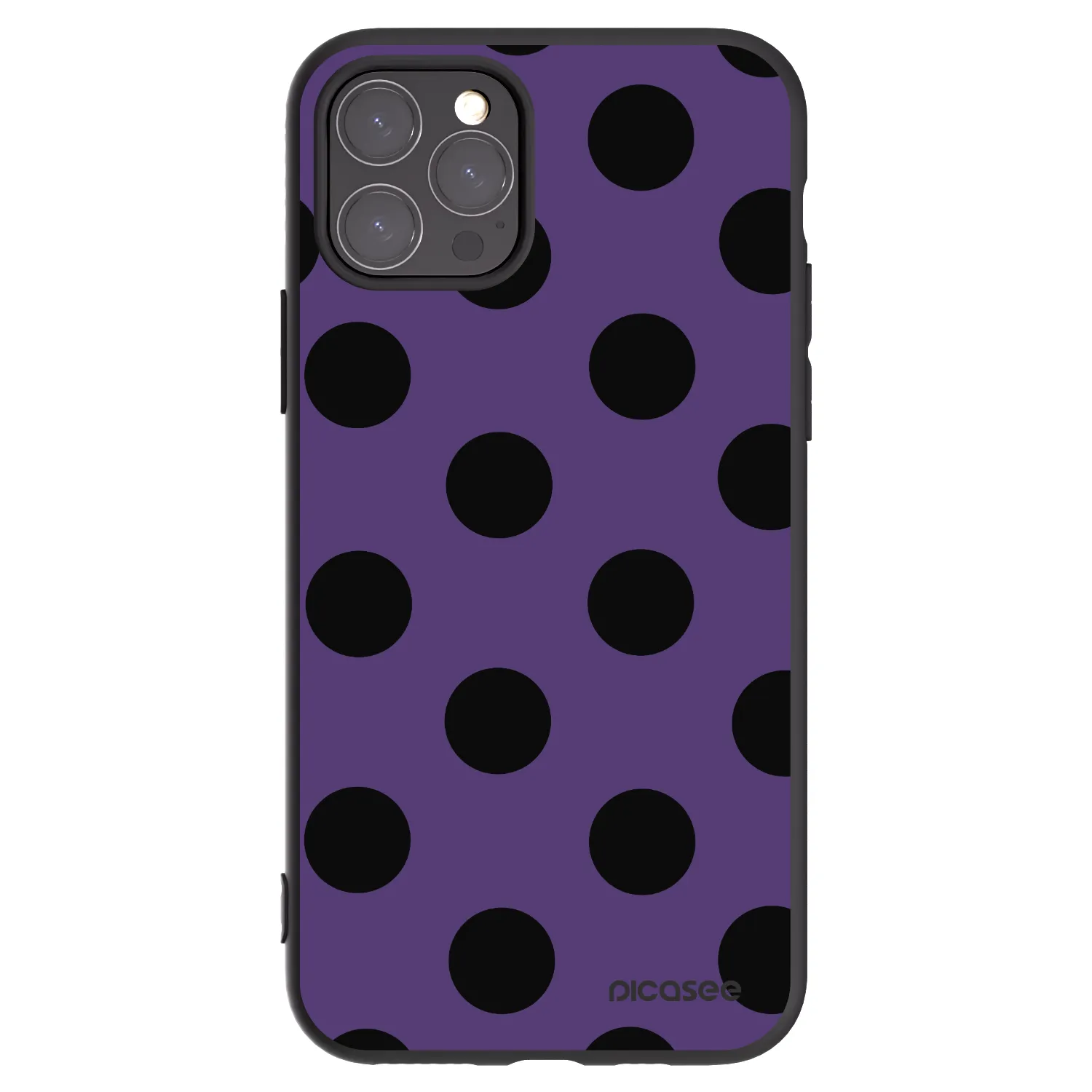 Picasee silikonový černý obal pro Apple iPhone 11 Pro - Big flickers 2