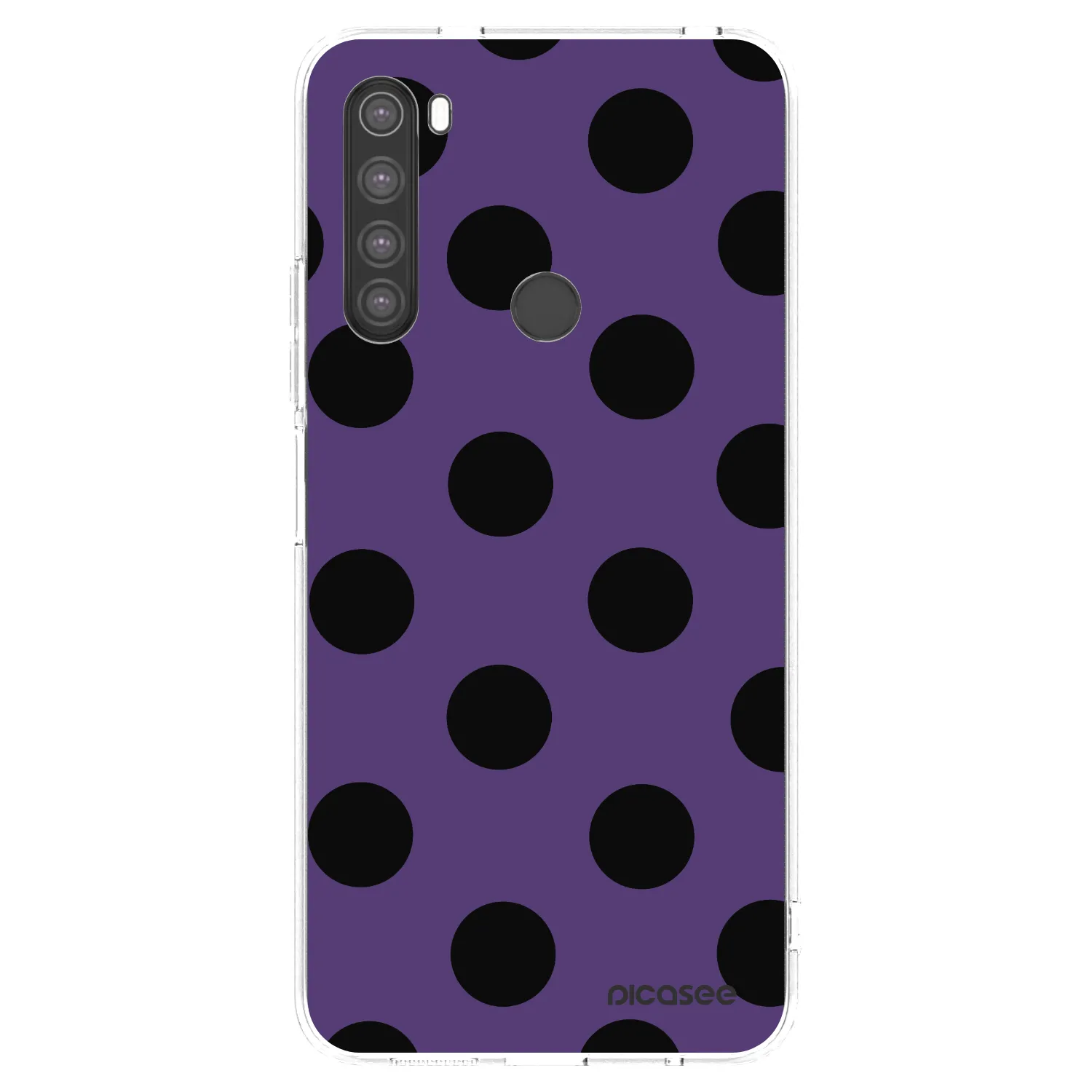 Picasee silikonový průhledný obal pro Xiaomi Redmi Note 8 - Big flickers 2