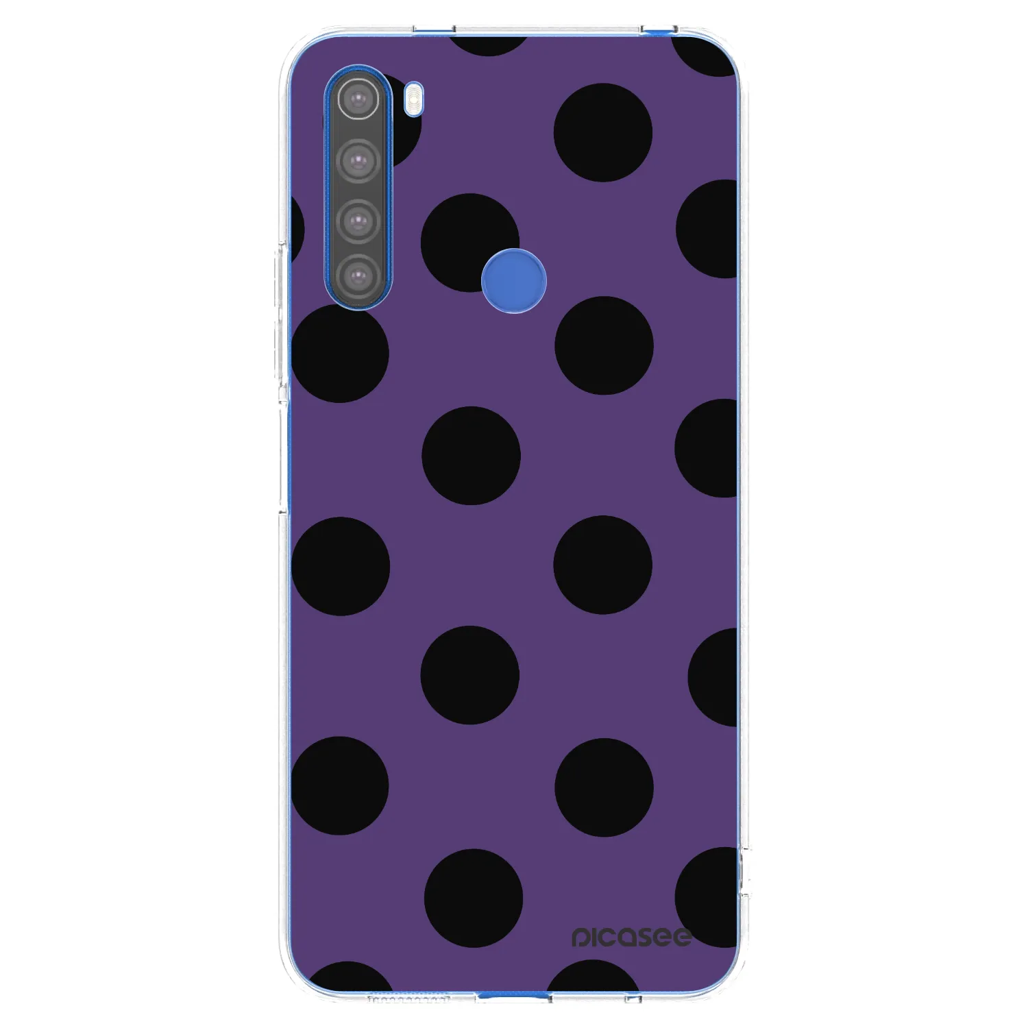 Picasee silikonový průhledný obal pro Xiaomi Redmi Note 8T - Big flickers 2