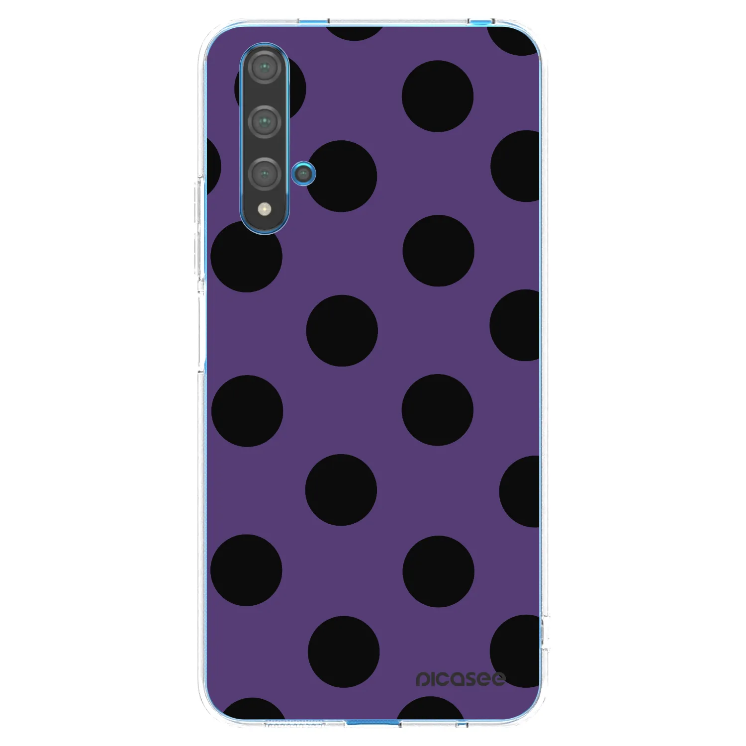 Picasee silikonový průhledný obal pro Huawei Nova 5T - Big flickers 2