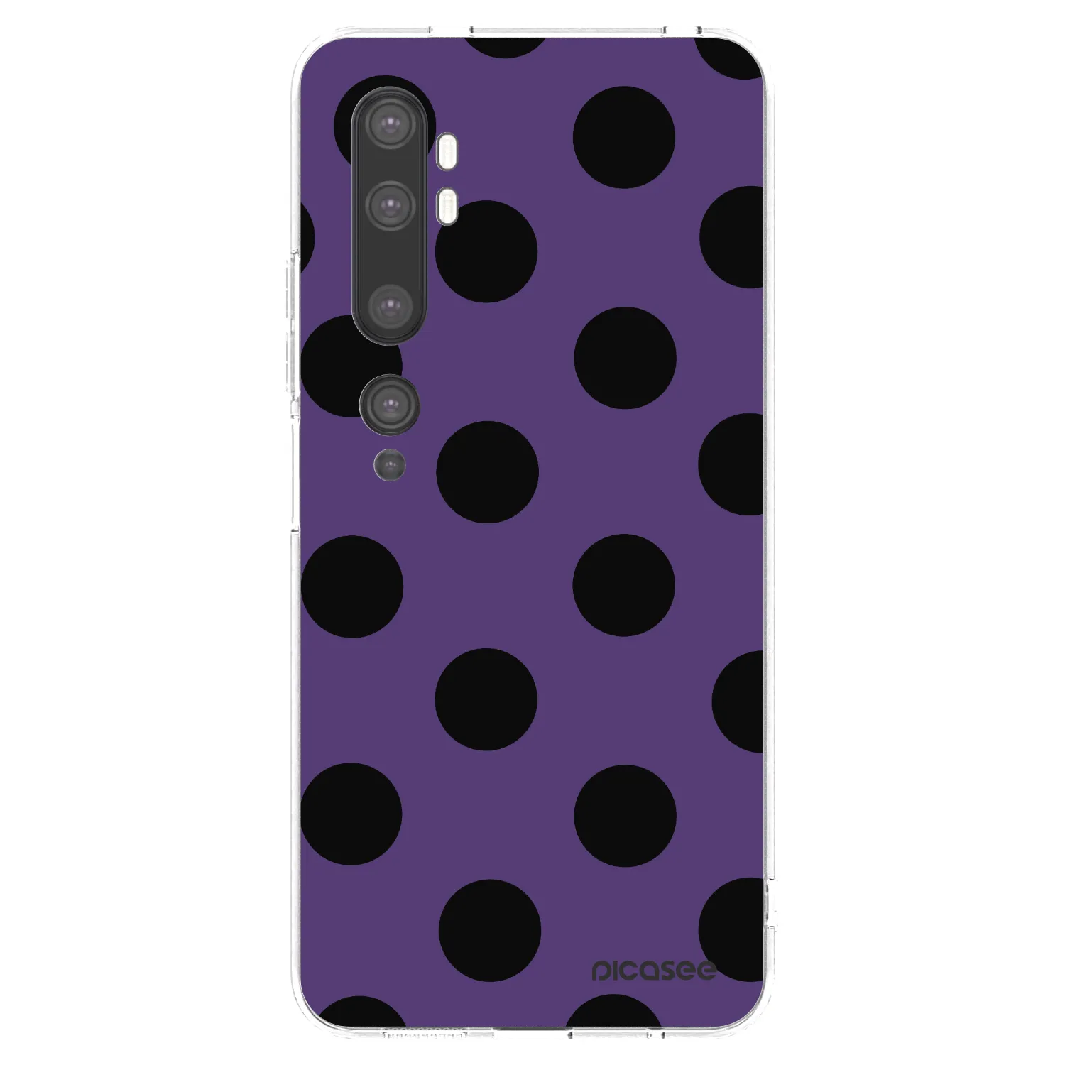 Picasee silikonový průhledný obal pro Xiaomi Mi Note 10 (Pro) - Big flickers 2