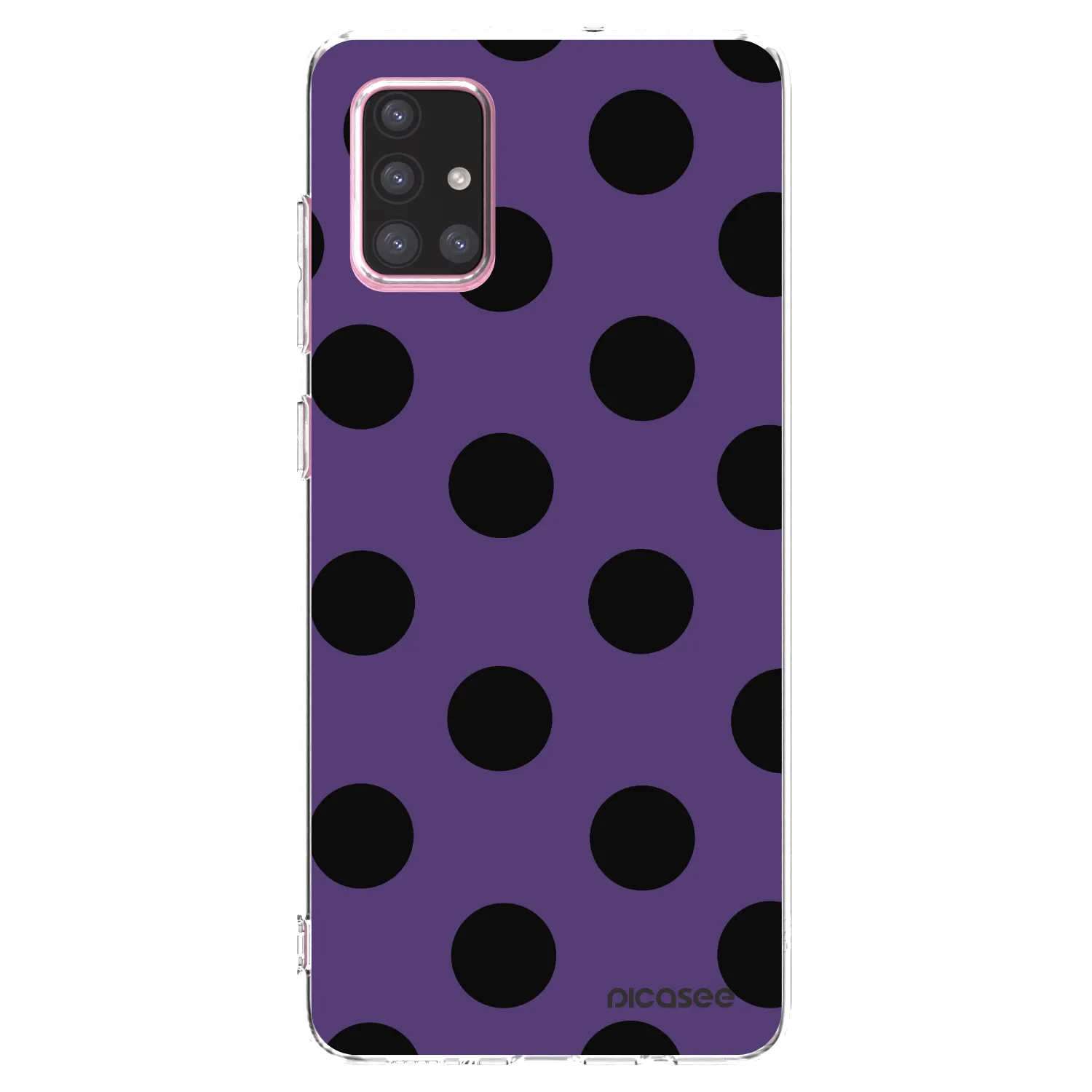 Picasee silikonový průhledný obal pro Samsung Galaxy A71 A715F - Big flickers 2