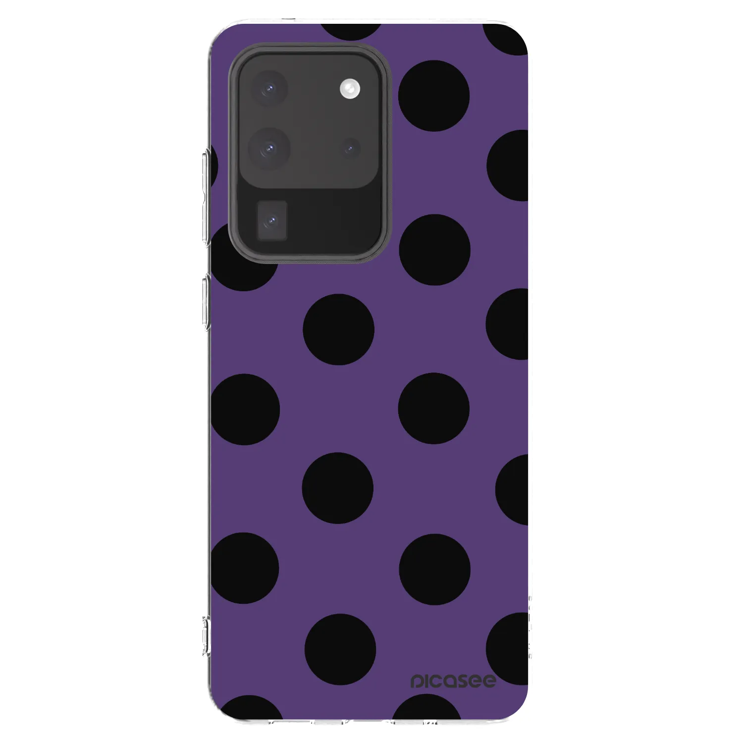 Picasee silikonový průhledný obal pro Samsung Galaxy S20 Ultra 5G G988F - Big flickers 2
