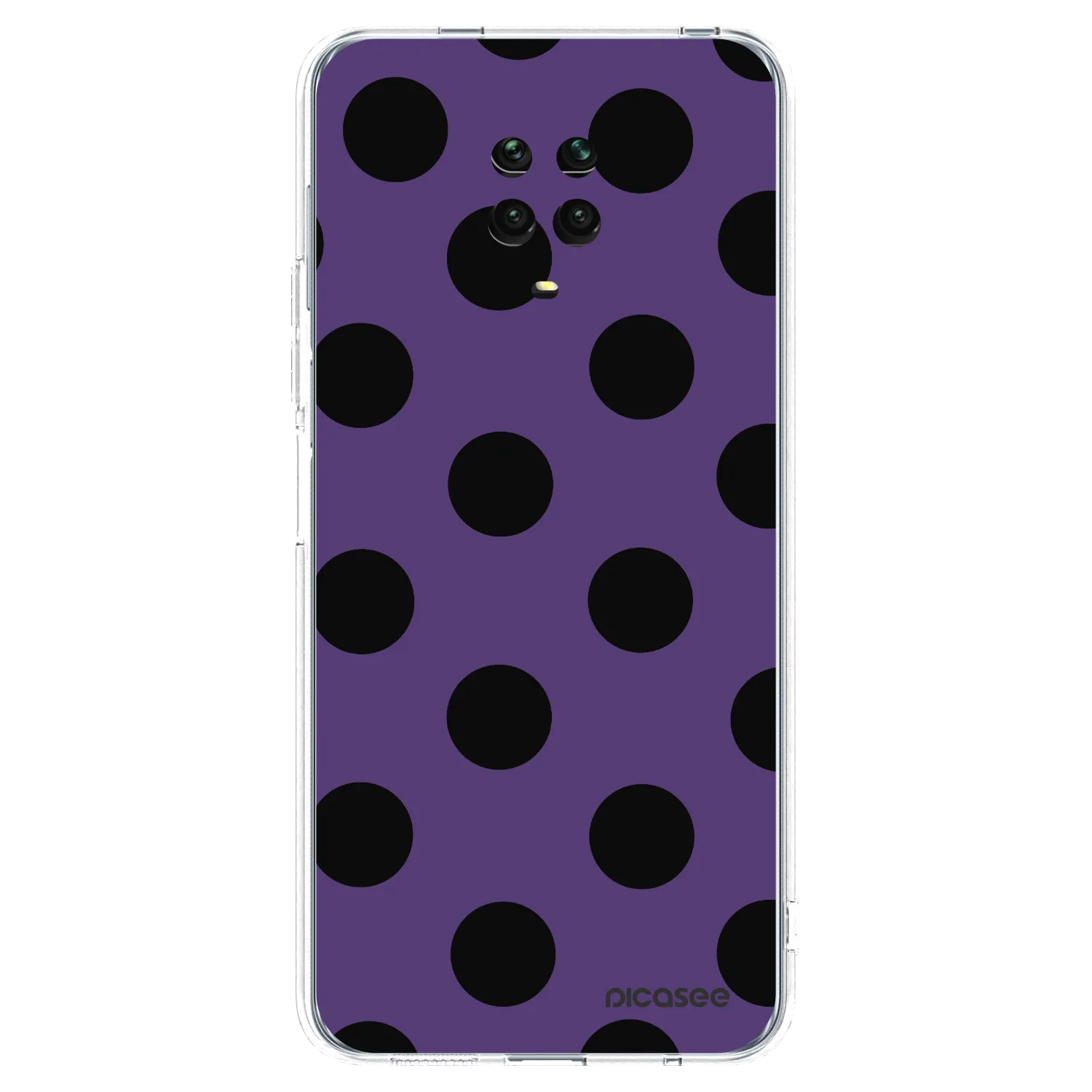 Picasee silikonový průhledný obal pro Xiaomi Redmi Note 9 Pro - Big flickers 2