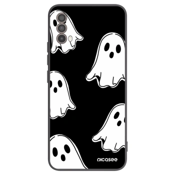 Obal pro Motorola Moto E40 - Black ghosts