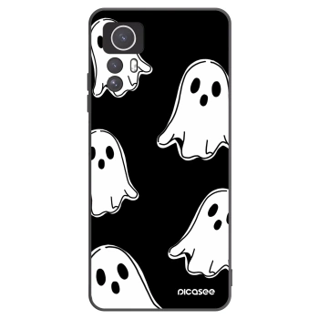 Picasee silikonový černý obal pro Xiaomi Redmi Note 12S - Black ghosts