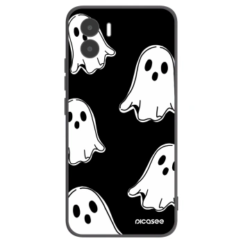 Picasee silikonový černý obal pro Xiaomi Redmi A2 - Black ghosts