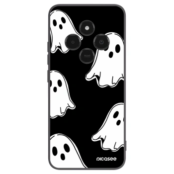 Picasee silikonový černý obal pro Xiaomi Poco C75 - Black ghosts