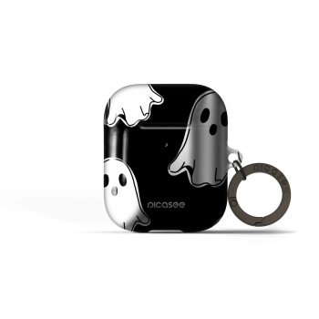 Obal pro Apple AirPods 1 - Black ghosts