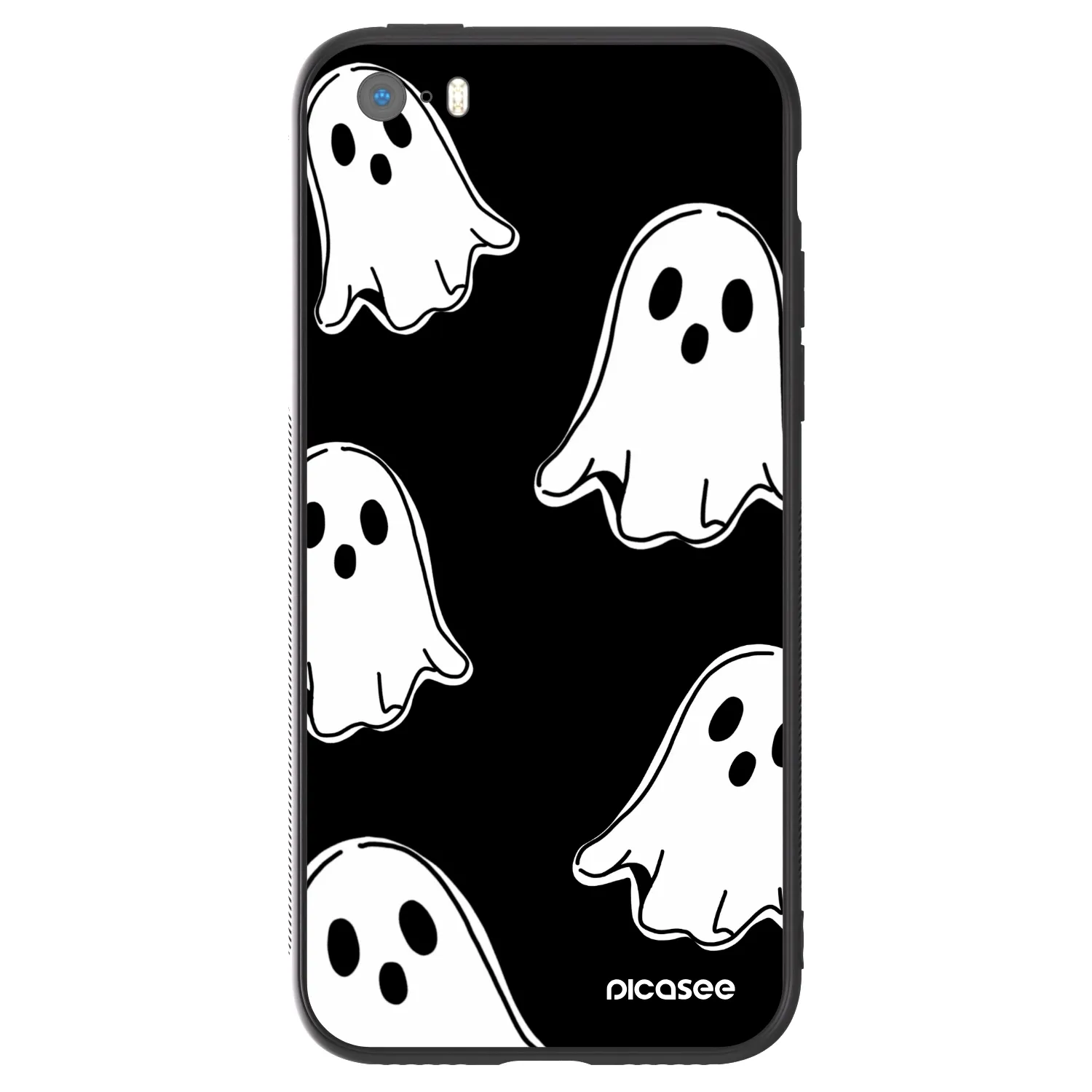 Picasee ULTIMATE CASE pro Apple iPhone 5/5S/SE - Black ghosts