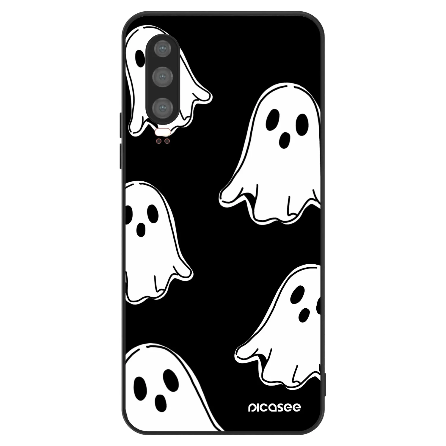 Picasee ULTIMATE CASE pro Huawei P30 - Black ghosts