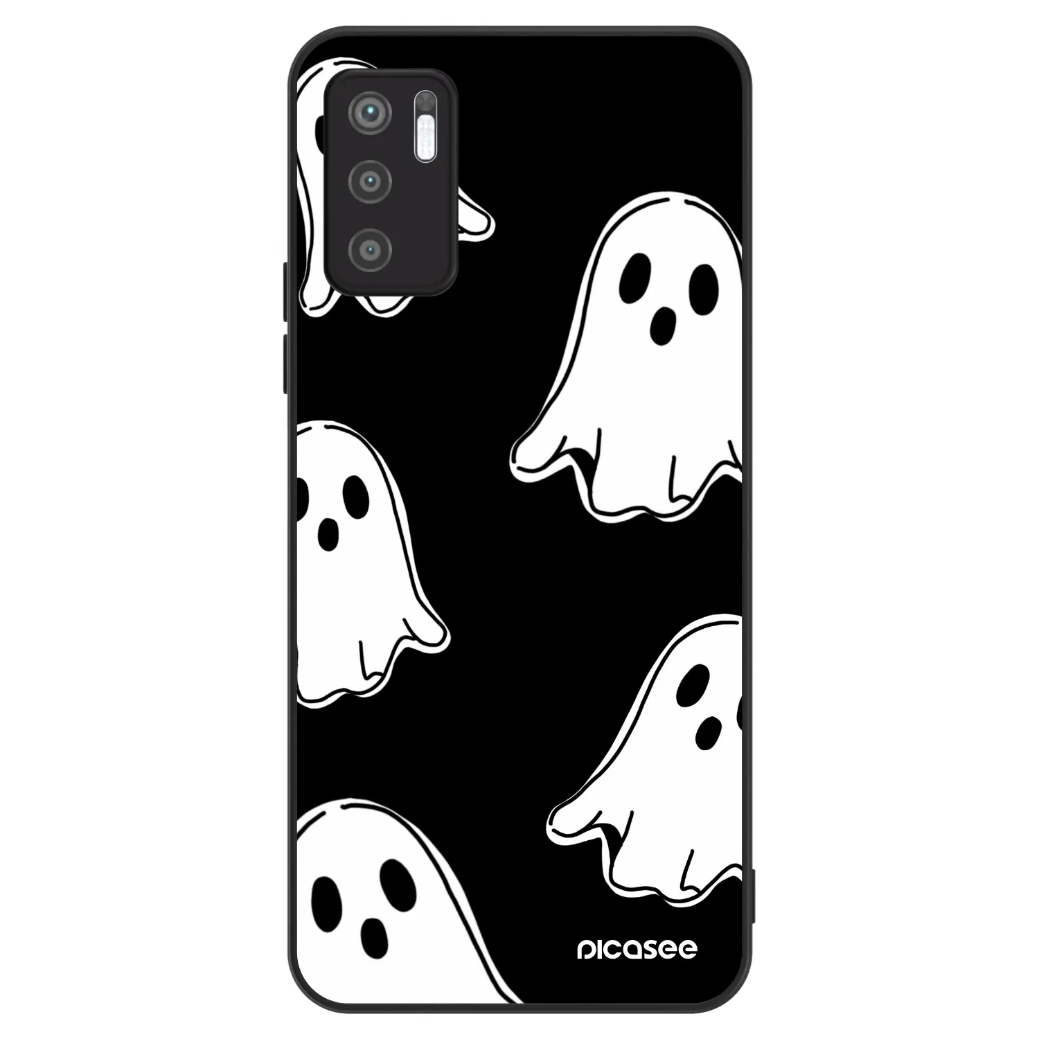 Picasee ULTIMATE CASE pro Xiaomi Redmi Note 10 5G - Black ghosts