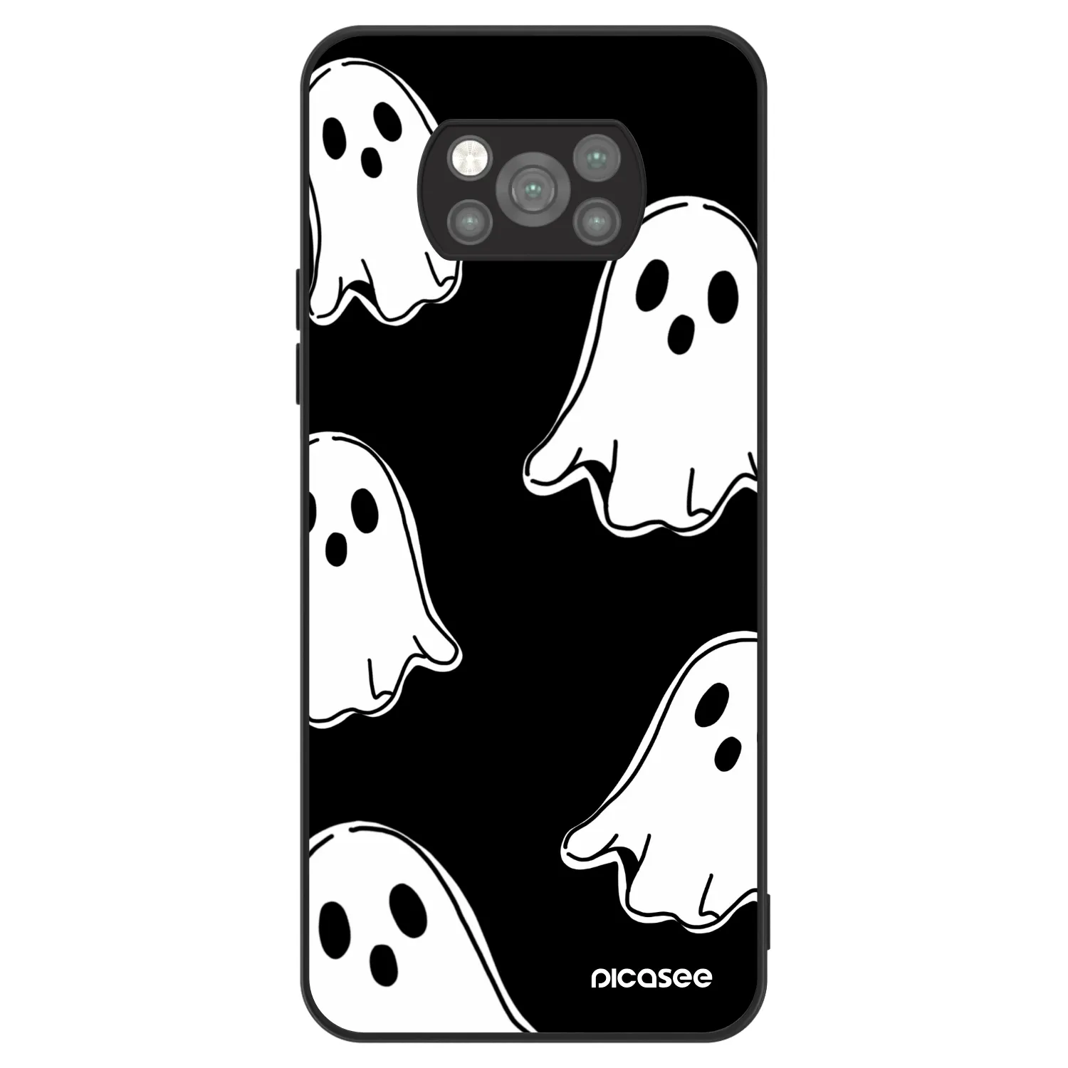 Picasee ULTIMATE CASE pro Xiaomi Poco X3 Pro - Black ghosts