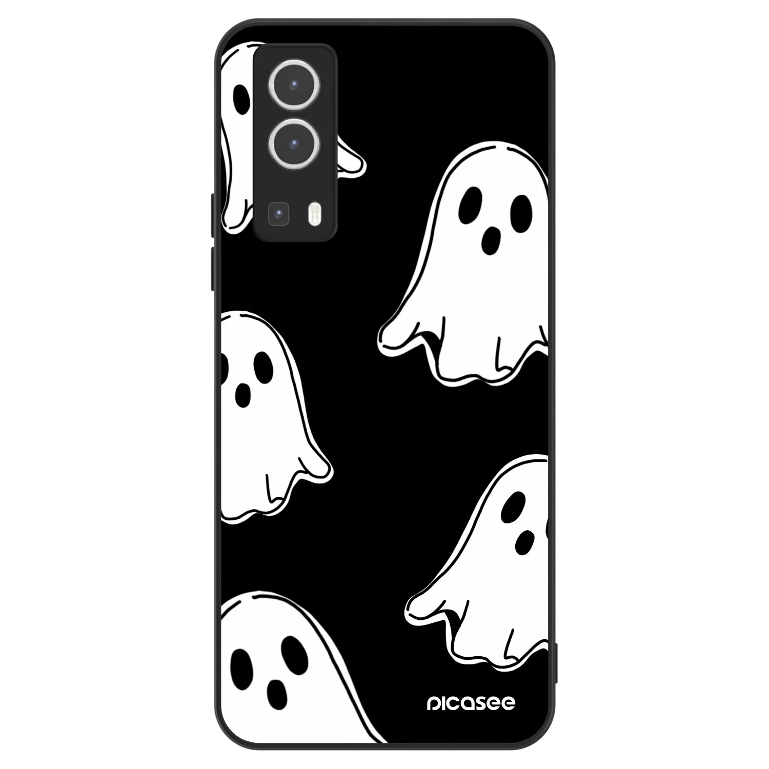 Picasee ULTIMATE CASE pro Vivo Y72 5G - Black ghosts