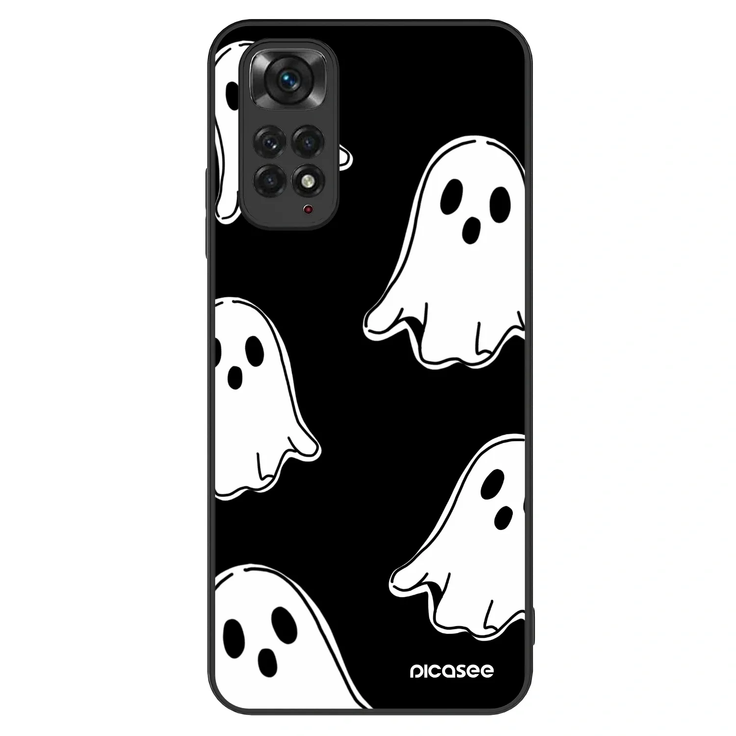 Picasee ULTIMATE CASE pro Xiaomi Redmi Note 11 - Black ghosts