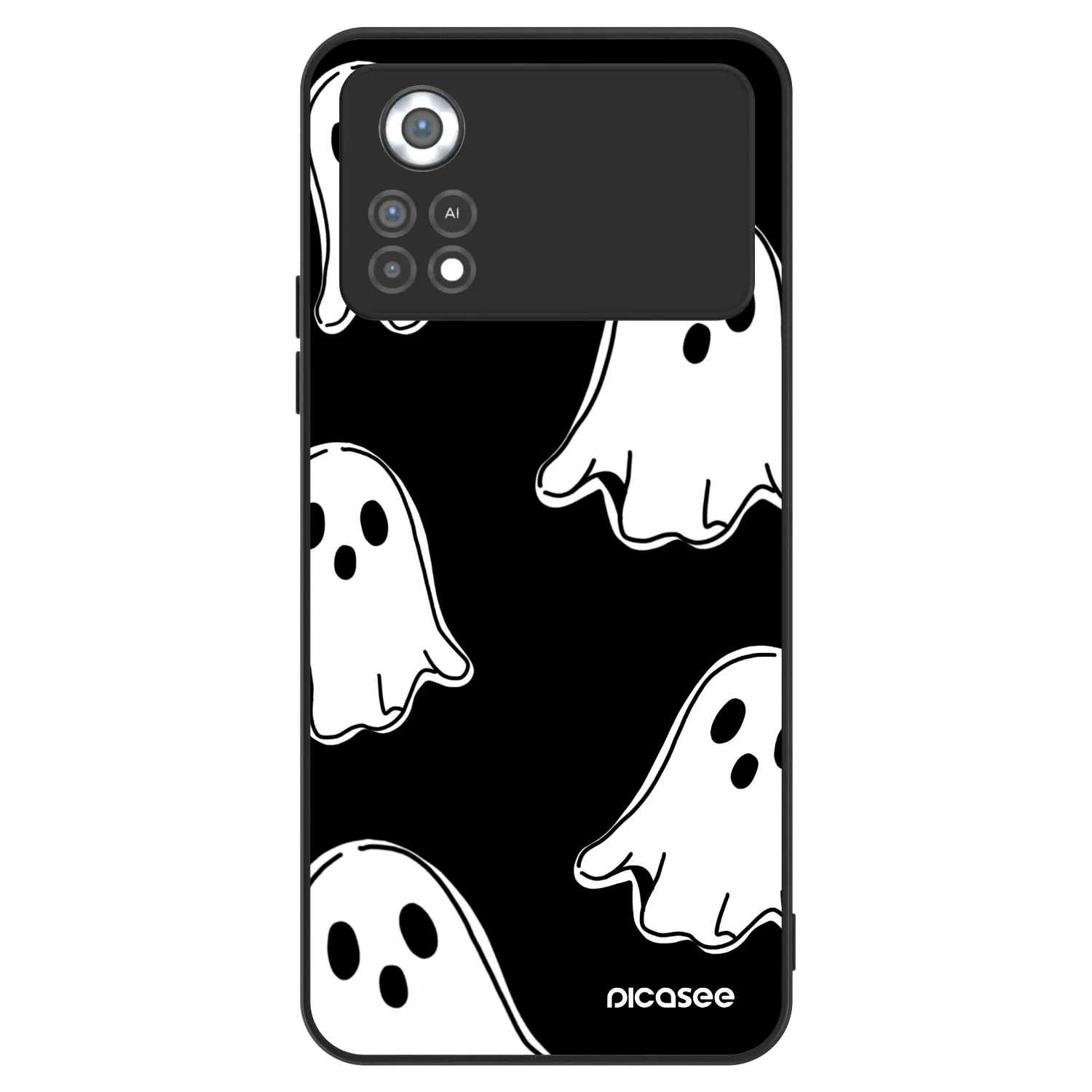Picasee ULTIMATE CASE pro Xiaomi Poco X4 Pro 5G - Black ghosts
