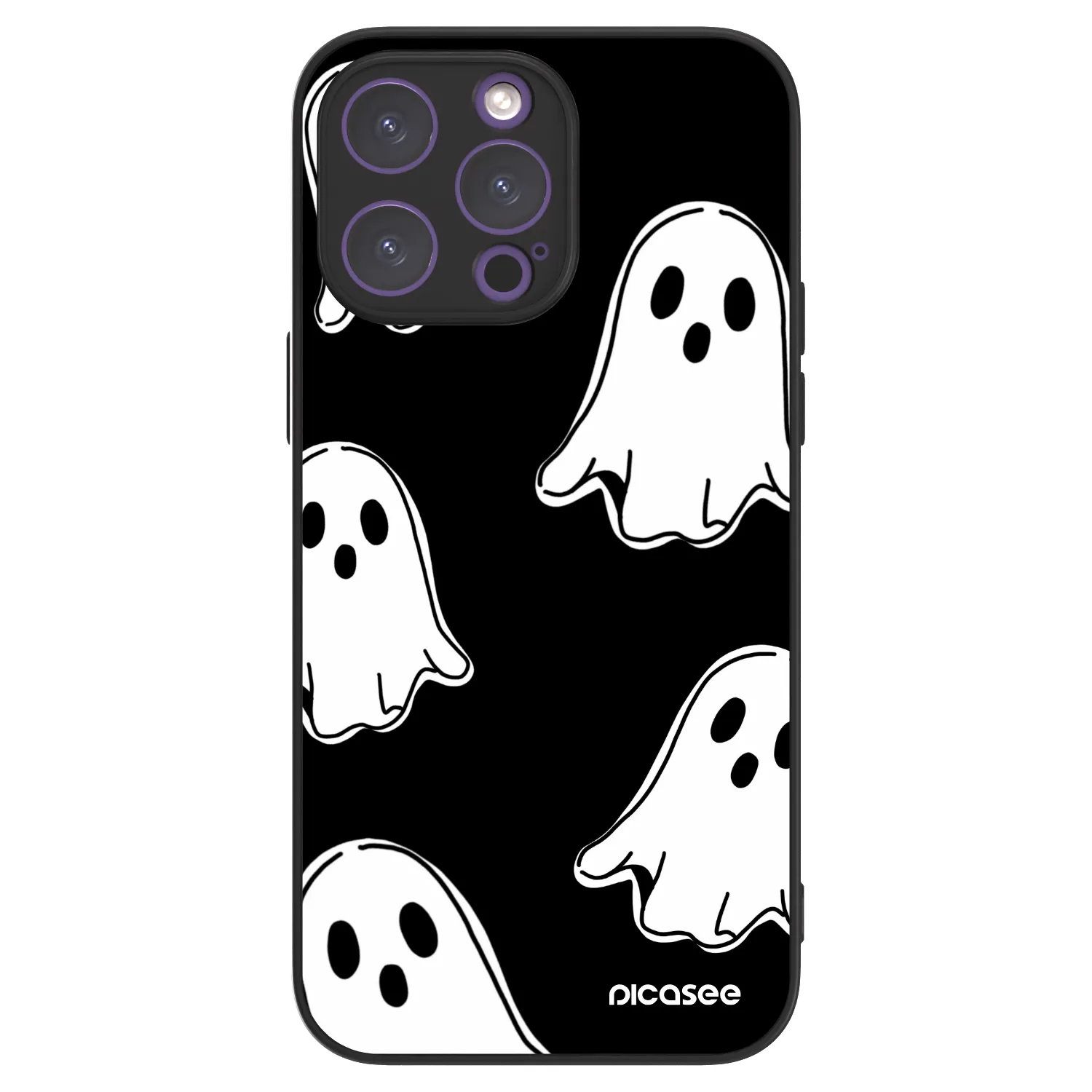 Picasee ULTIMATE CASE pro Apple iPhone 14 Pro Max - Black ghosts