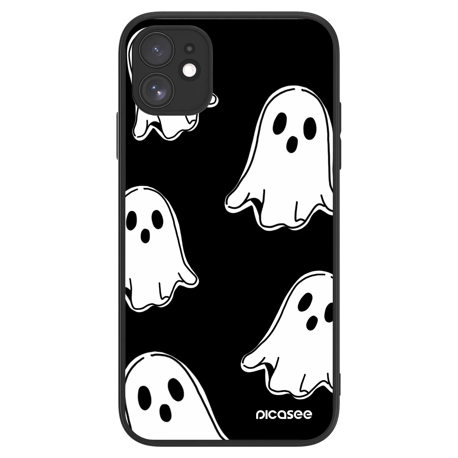 Picasee ULTIMATE CASE MagSafe pro Apple iPhone 11 - Black ghosts