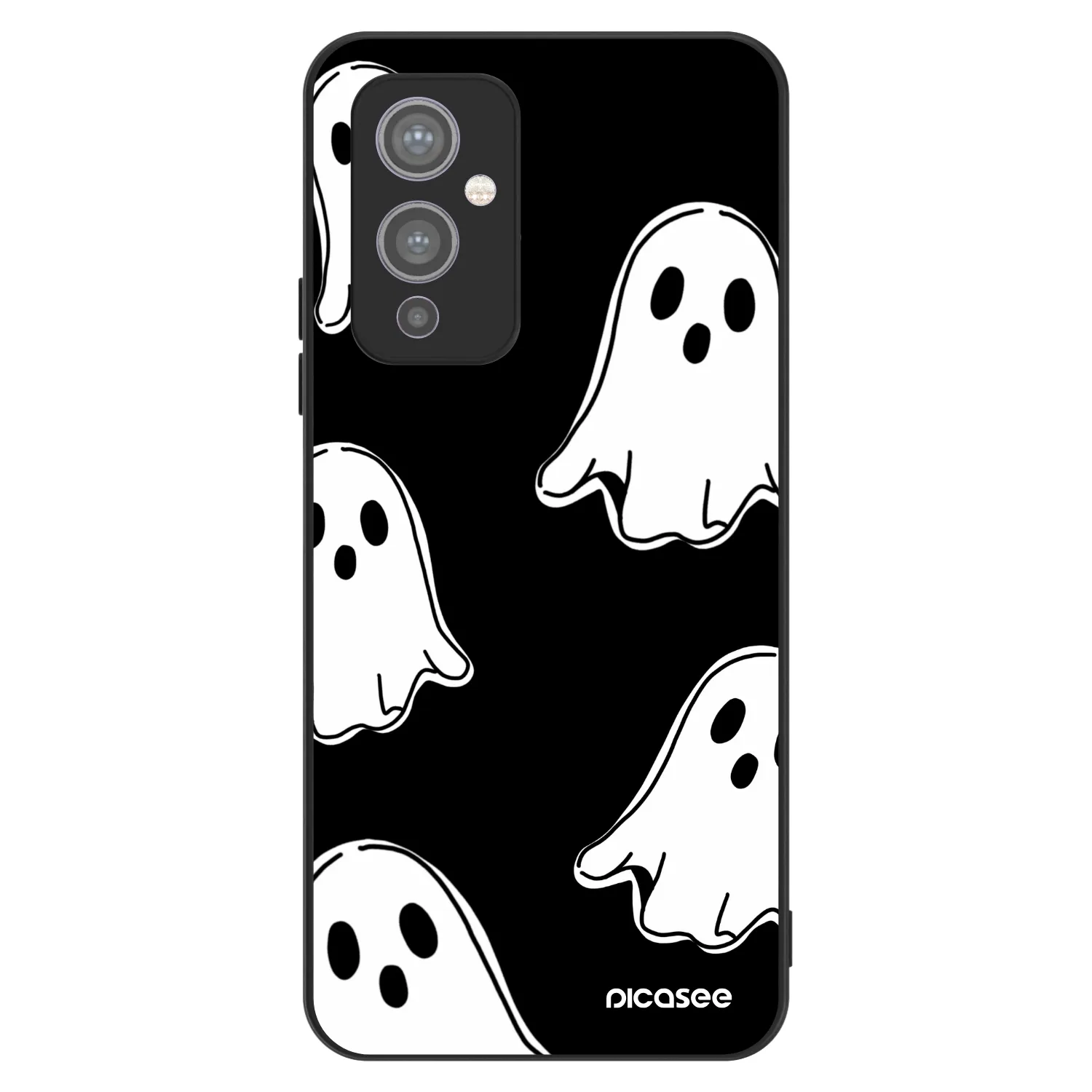 Picasee ULTIMATE CASE pro OnePlus 9 - Black ghosts