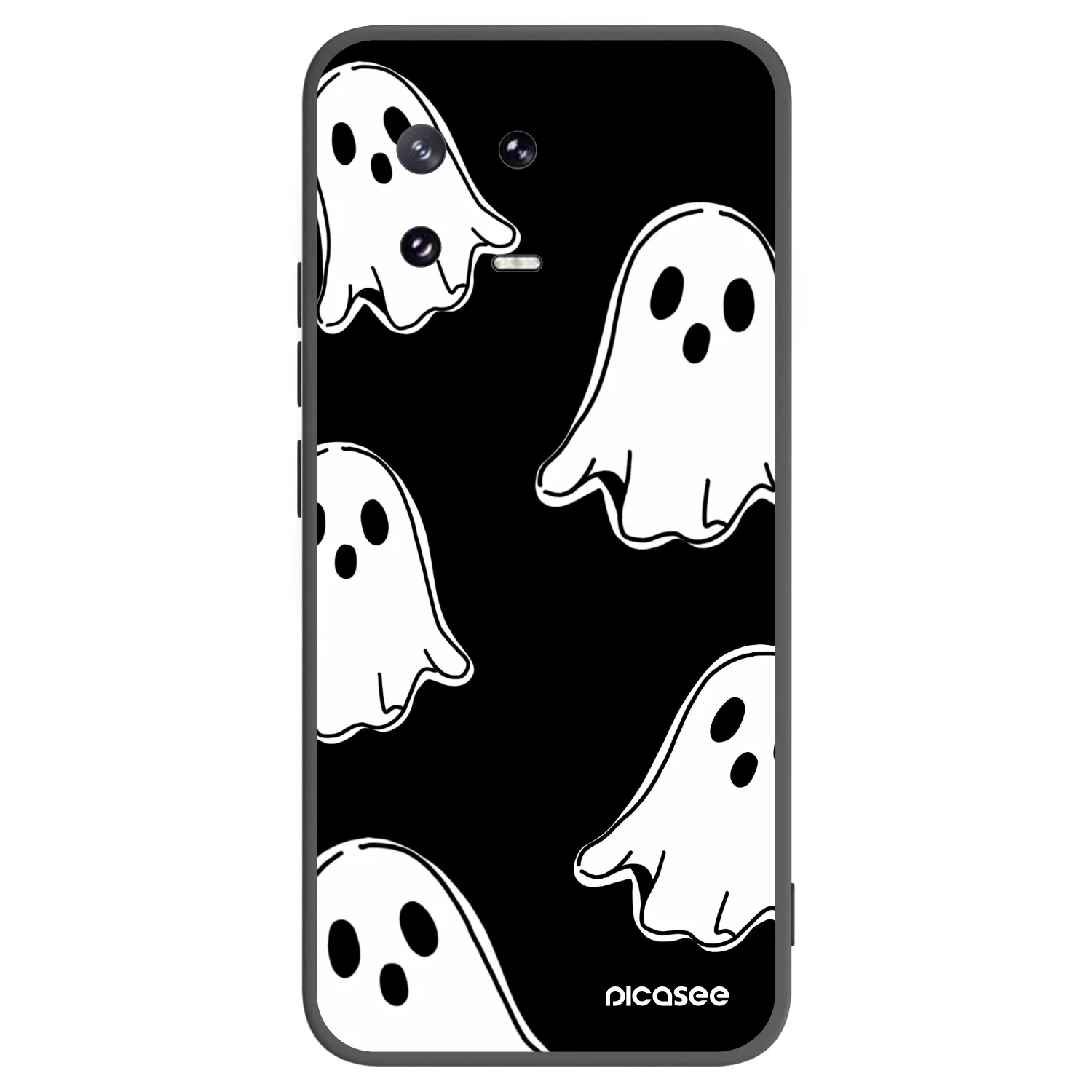 Picasee silikonový černý obal pro Xiaomi 13 Pro - Black ghosts