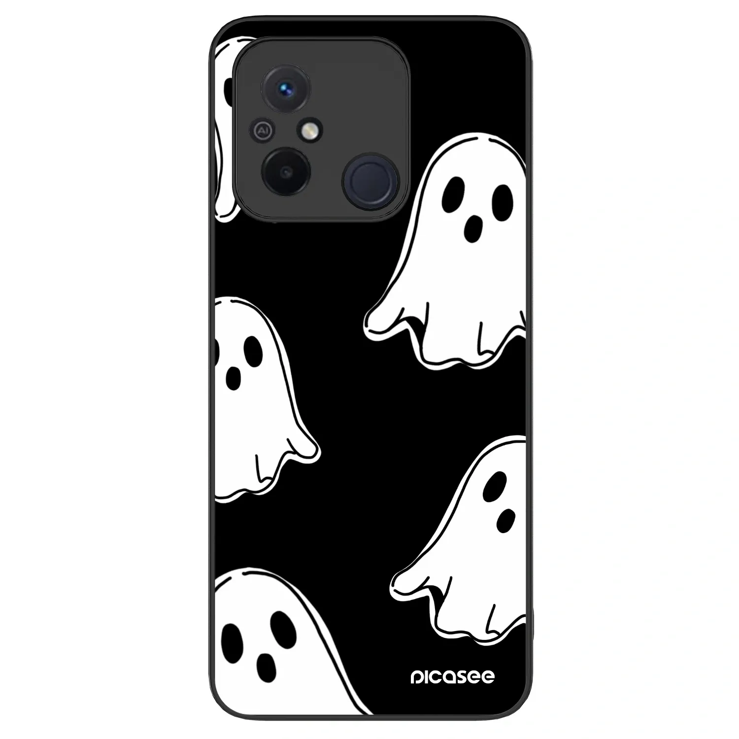 Picasee ULTIMATE CASE pro Xiaomi Redmi 12C - Black ghosts