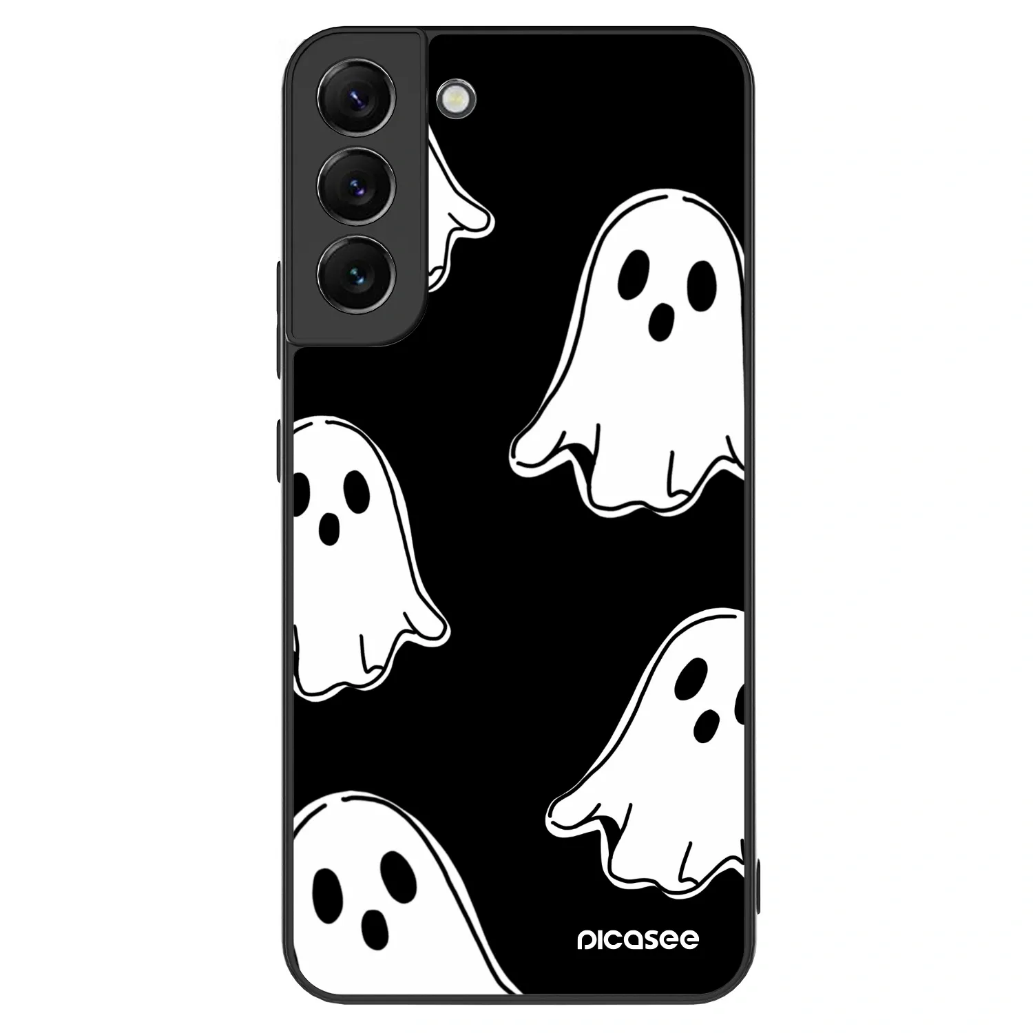 Picasee ULTIMATE CASE PowerShare pro Samsung Galaxy S22+ 5G - Black ghosts
