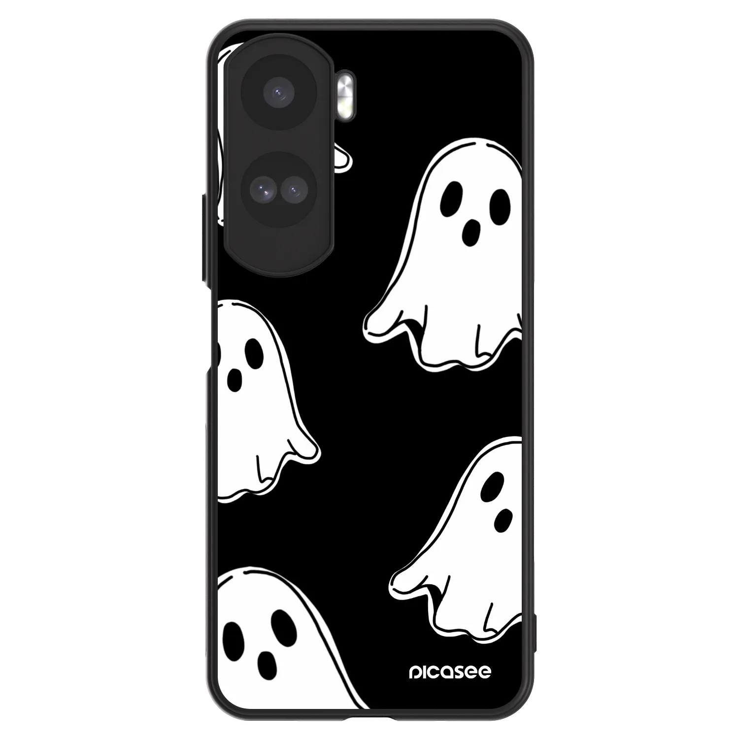 Picasee ULTIMATE CASE pro Honor 90 Lite 5G - Black ghosts