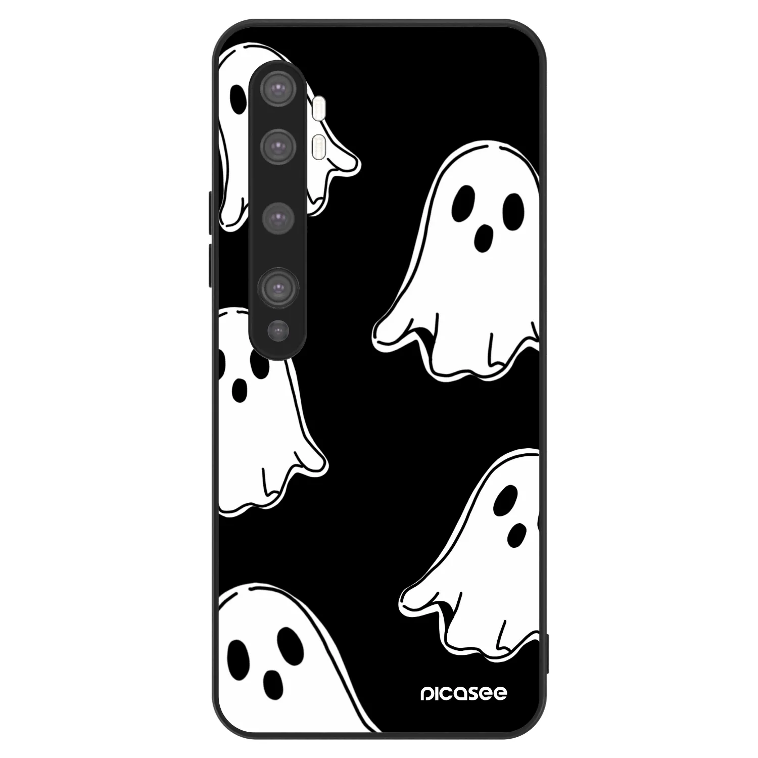 Picasee ULTIMATE CASE pro Xiaomi Mi Note 10 (Pro) - Black ghosts