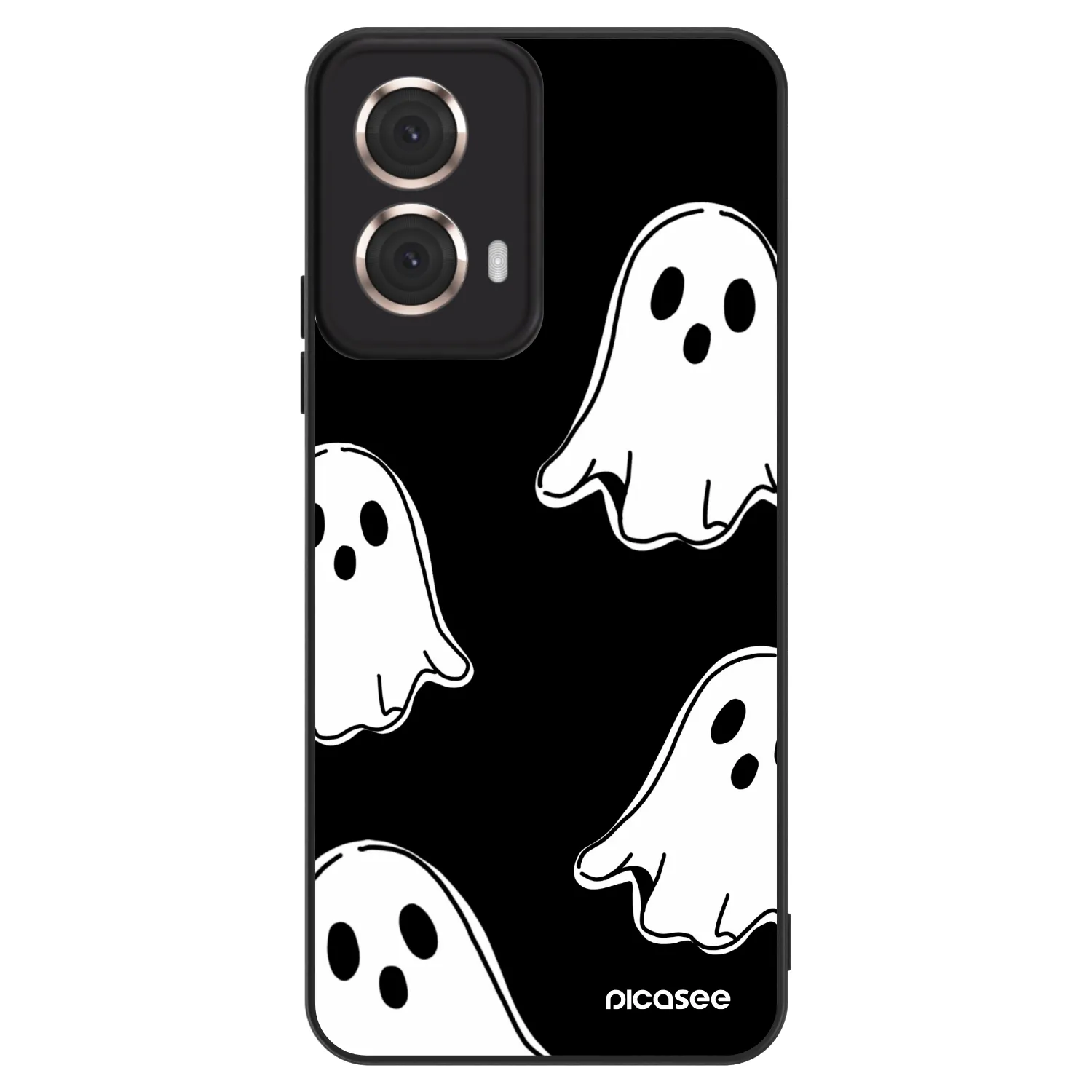 Picasee ULTIMATE CASE pro Motorola Moto G85 - Black ghosts