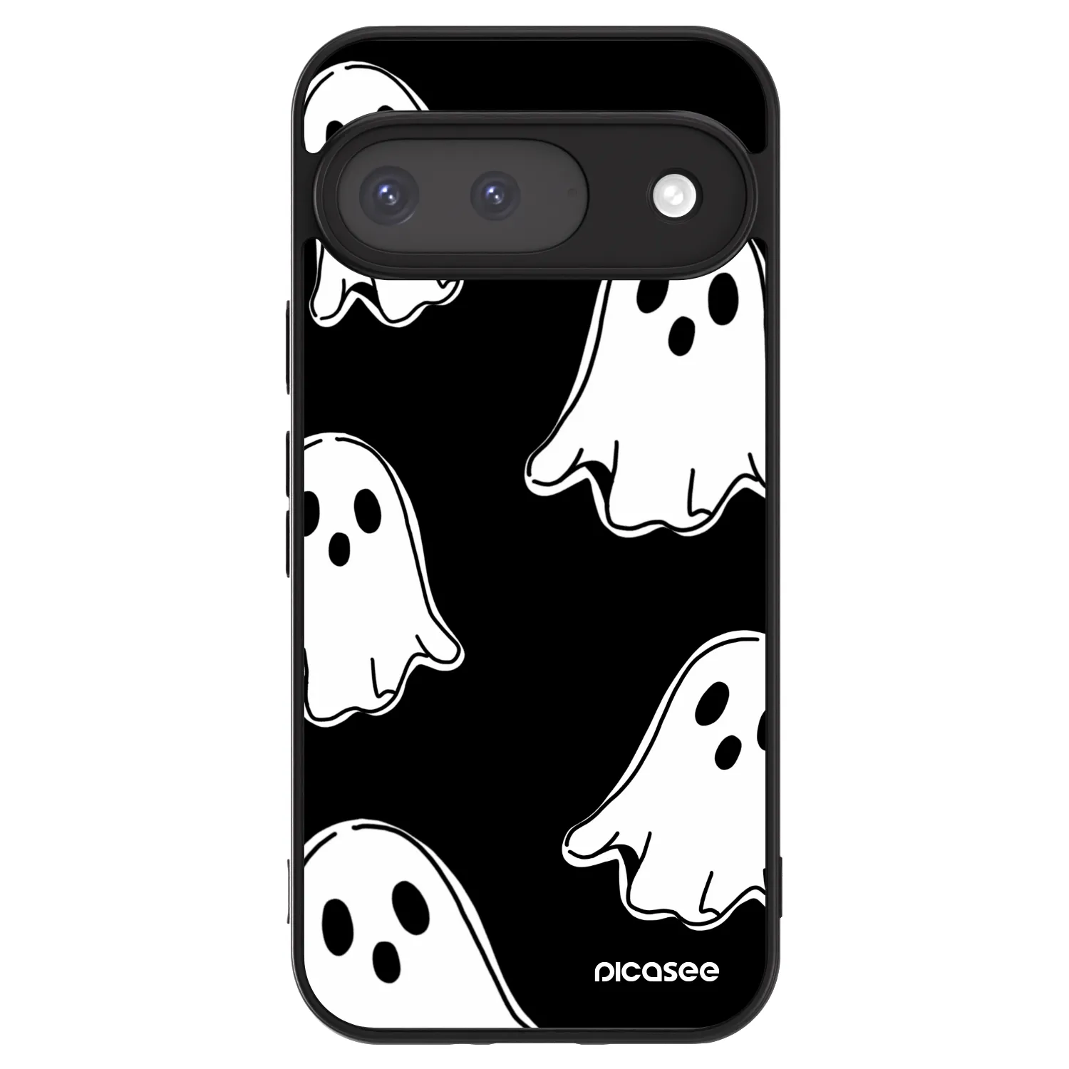 Picasee ULTIMATE CASE pro Google Pixel 9 - Black ghosts