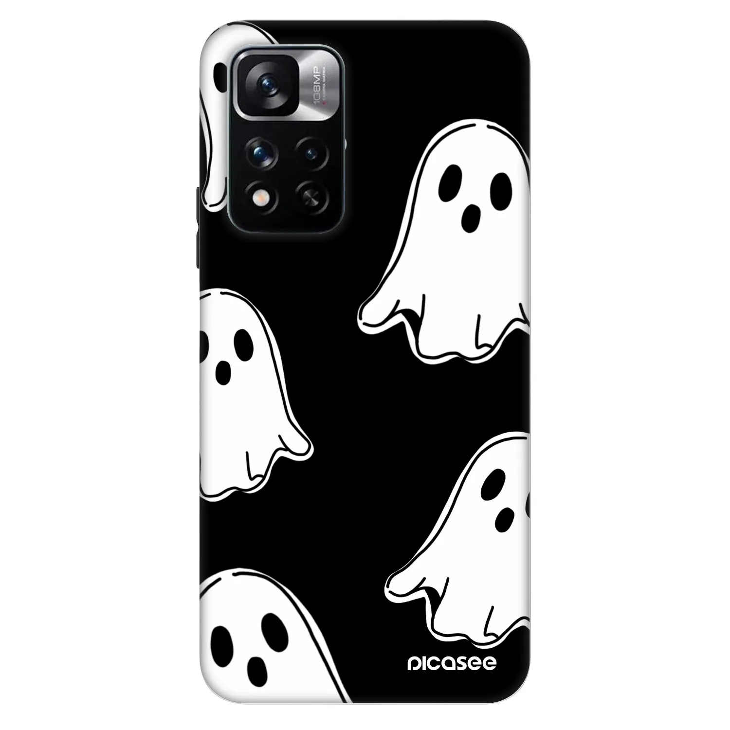 Picasee Fashion Case pro Xiaomi Redmi Note 11 Pro 5G - Black ghosts