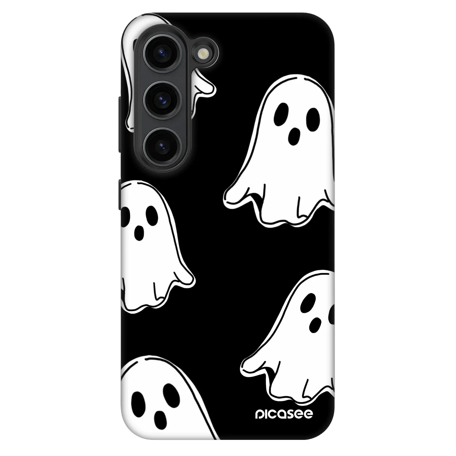 Picasee Fashion Case pro Samsung Galaxy S23+ 5G - Black ghosts