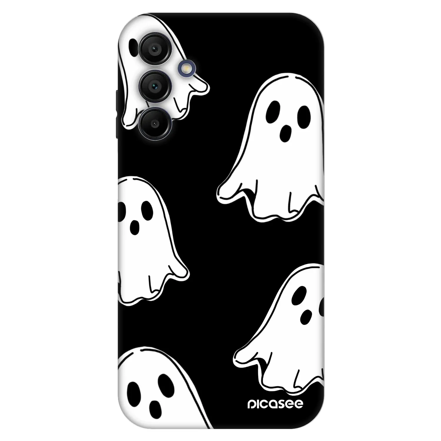 Picasee Fashion Case pro Samsung Galaxy A15 A156B 5G - Black ghosts