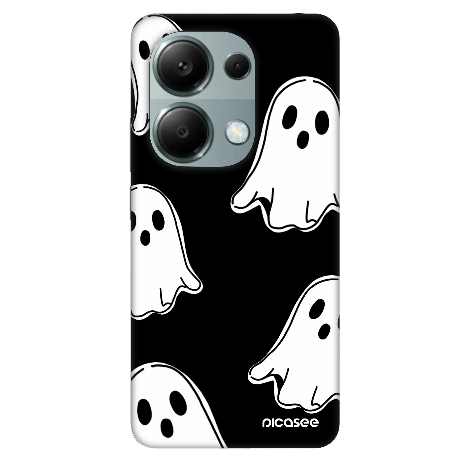 Picasee Fashion Case pro Xiaomi Redmi Note 13 Pro 4G - Black ghosts