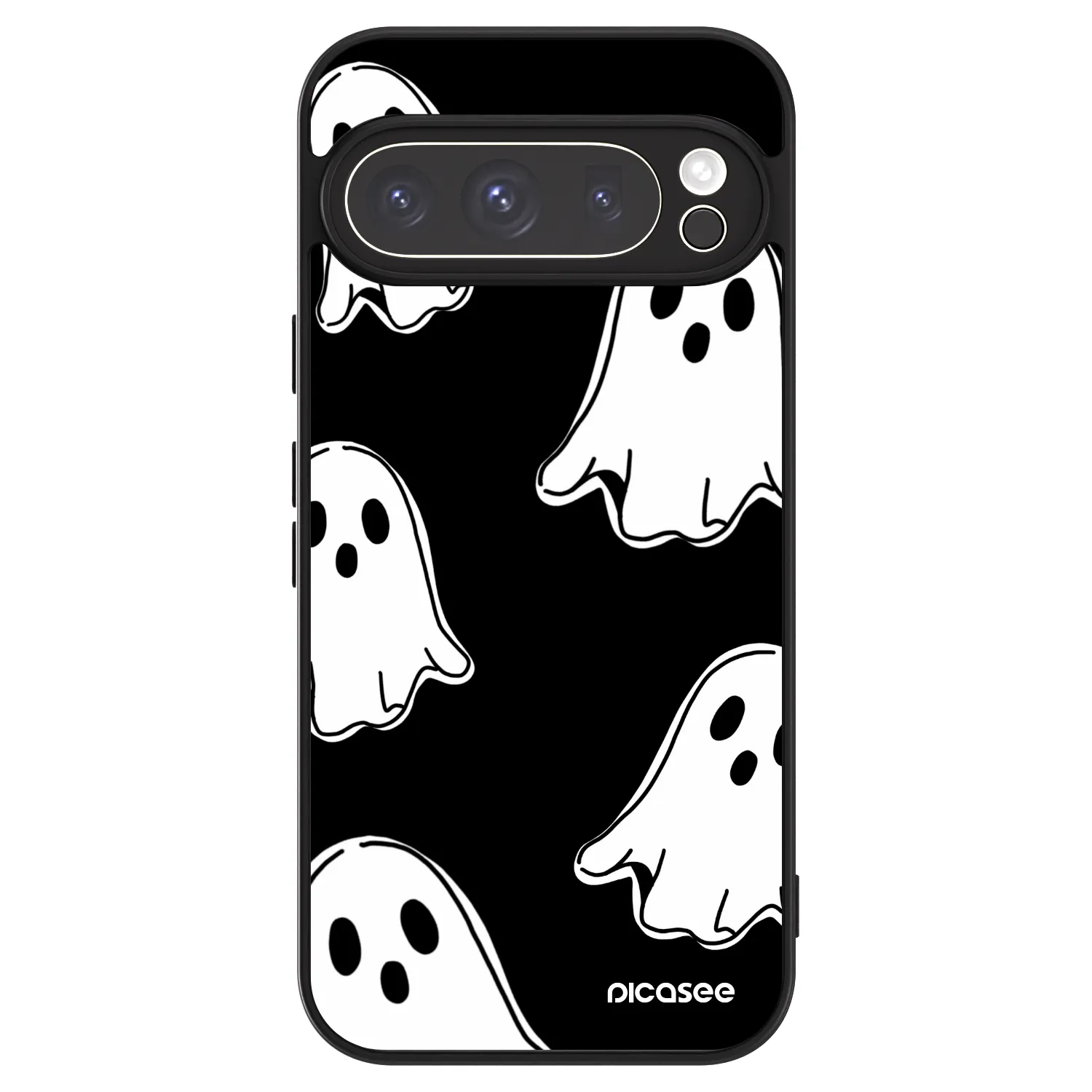 Picasee ULTIMATE CASE pro Google Pixel 9 Pro XL - Black ghosts