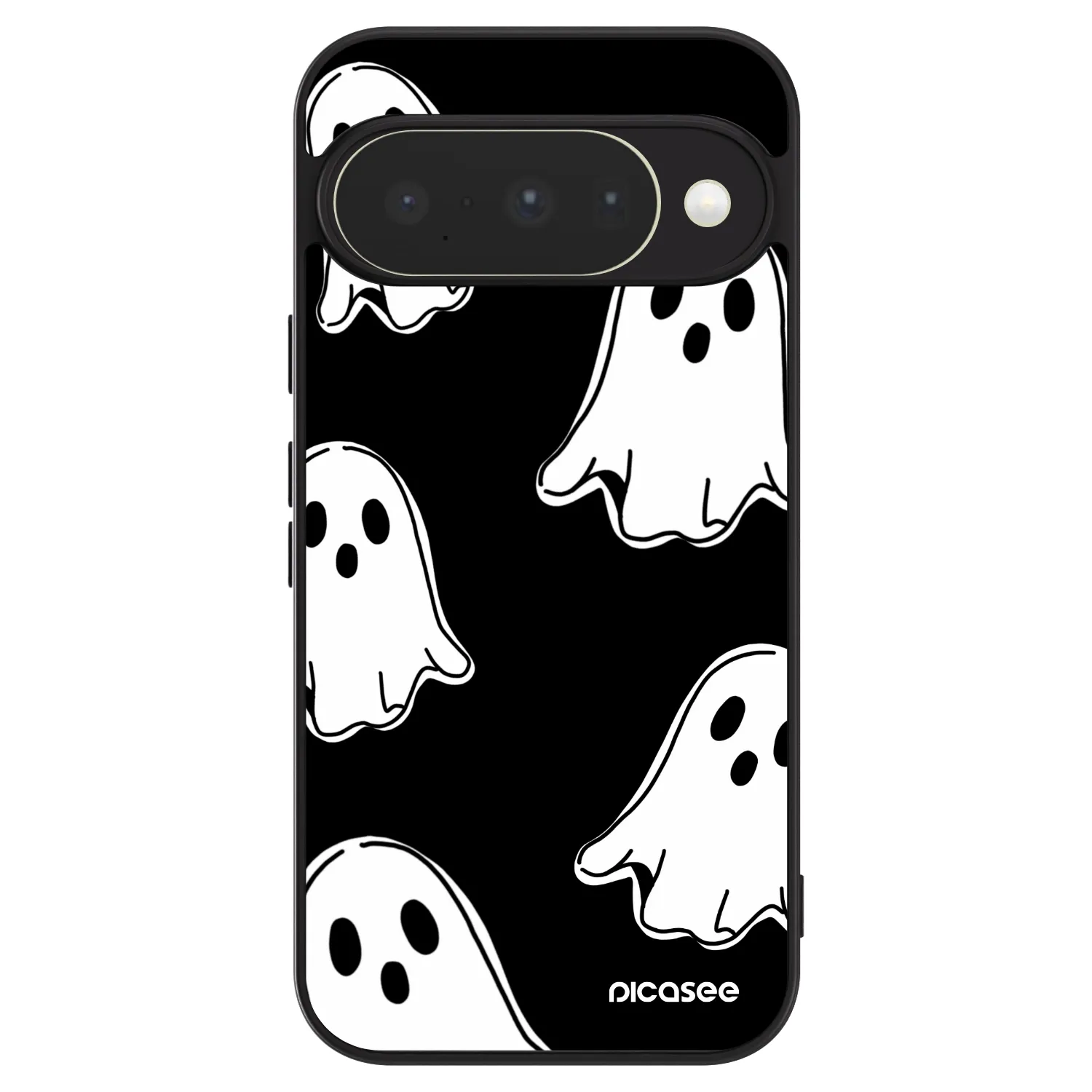 Picasee ULTIMATE CASE pro Google Pixel 10 - Black ghosts