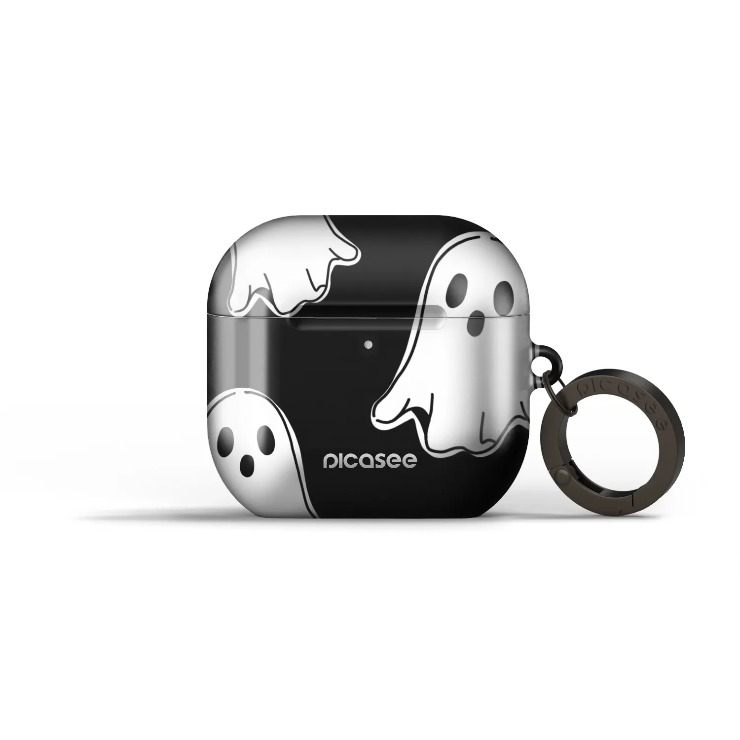 Picasee Obal pro Apple AirPods 4 - Black ghosts