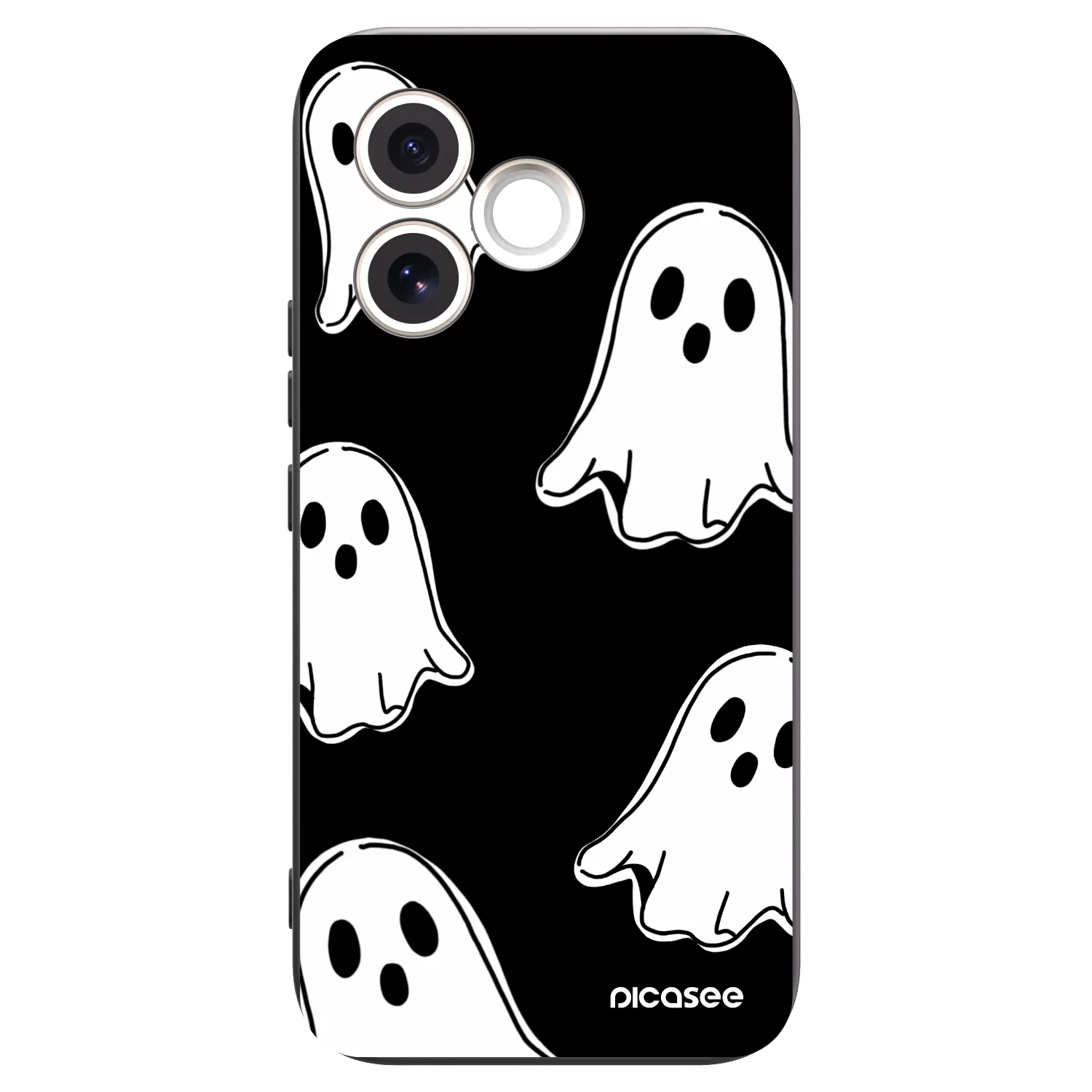 Picasee silikonový černý obal pro Honor 600 Lite - Black ghosts