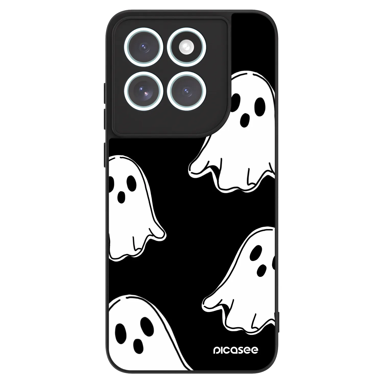 Picasee ULTIMATE CASE pro Motorola Edge 70 Fusion - Black ghosts