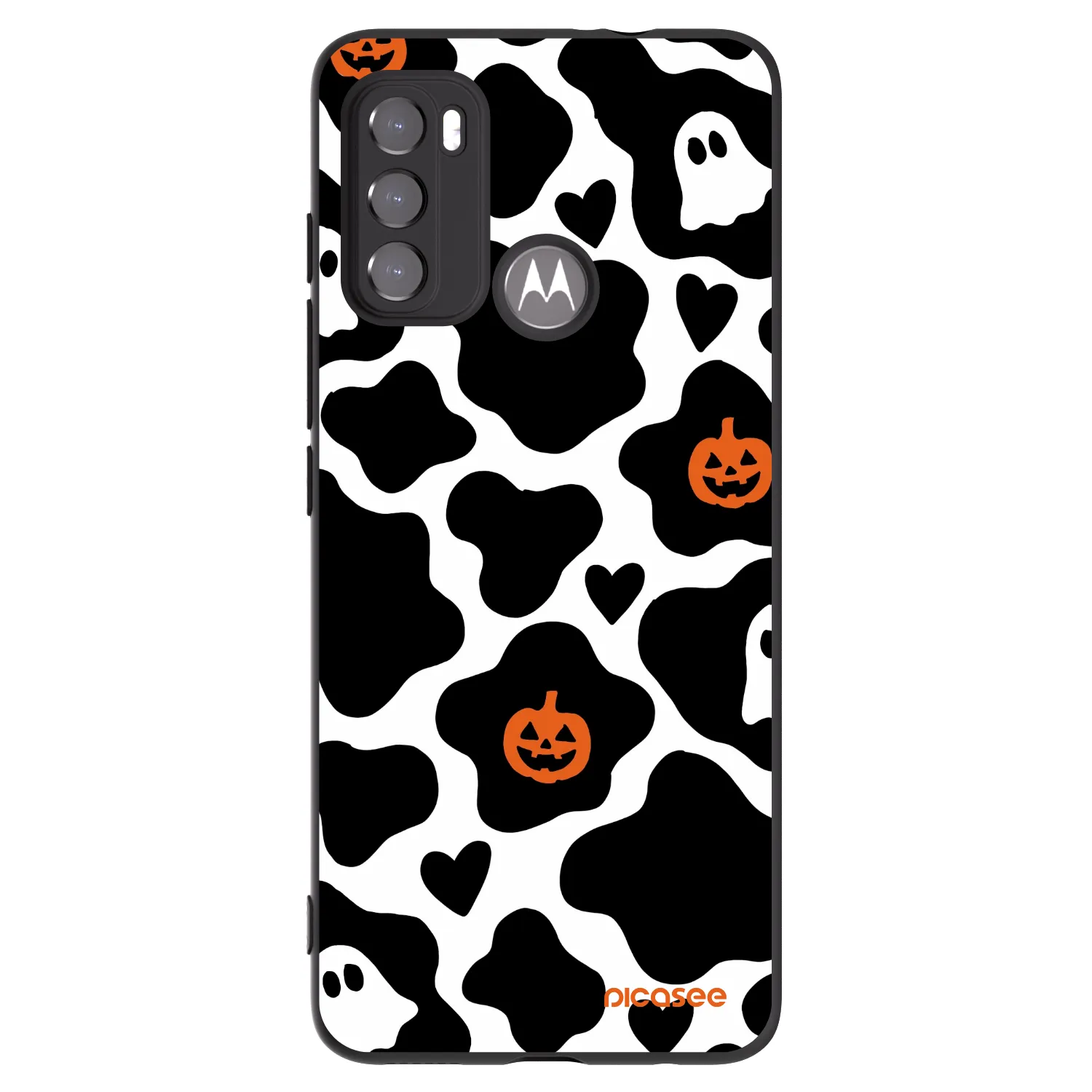 Picasee silikonový černý obal pro Motorola Moto G60 - Boow
