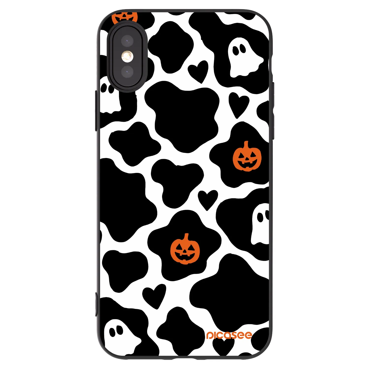 Picasee silikonový černý obal pro Apple iPhone X/XS - Boow