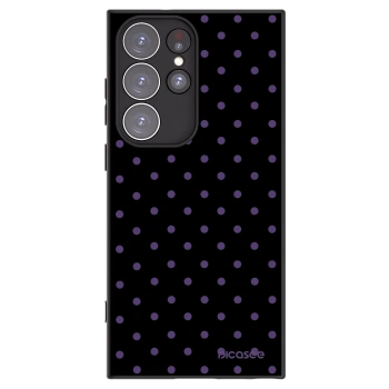 Picasee silikonový černý obal pro Samsung Galaxy S23 Ultra 5G - Flickers