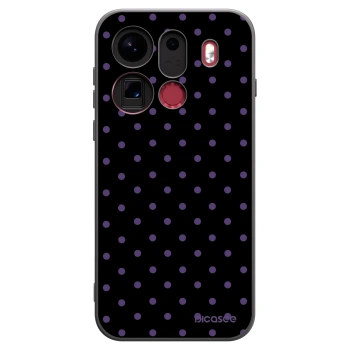 Picasee silikonový černý obal pro OPPO Find X9 Pro - Flickers
