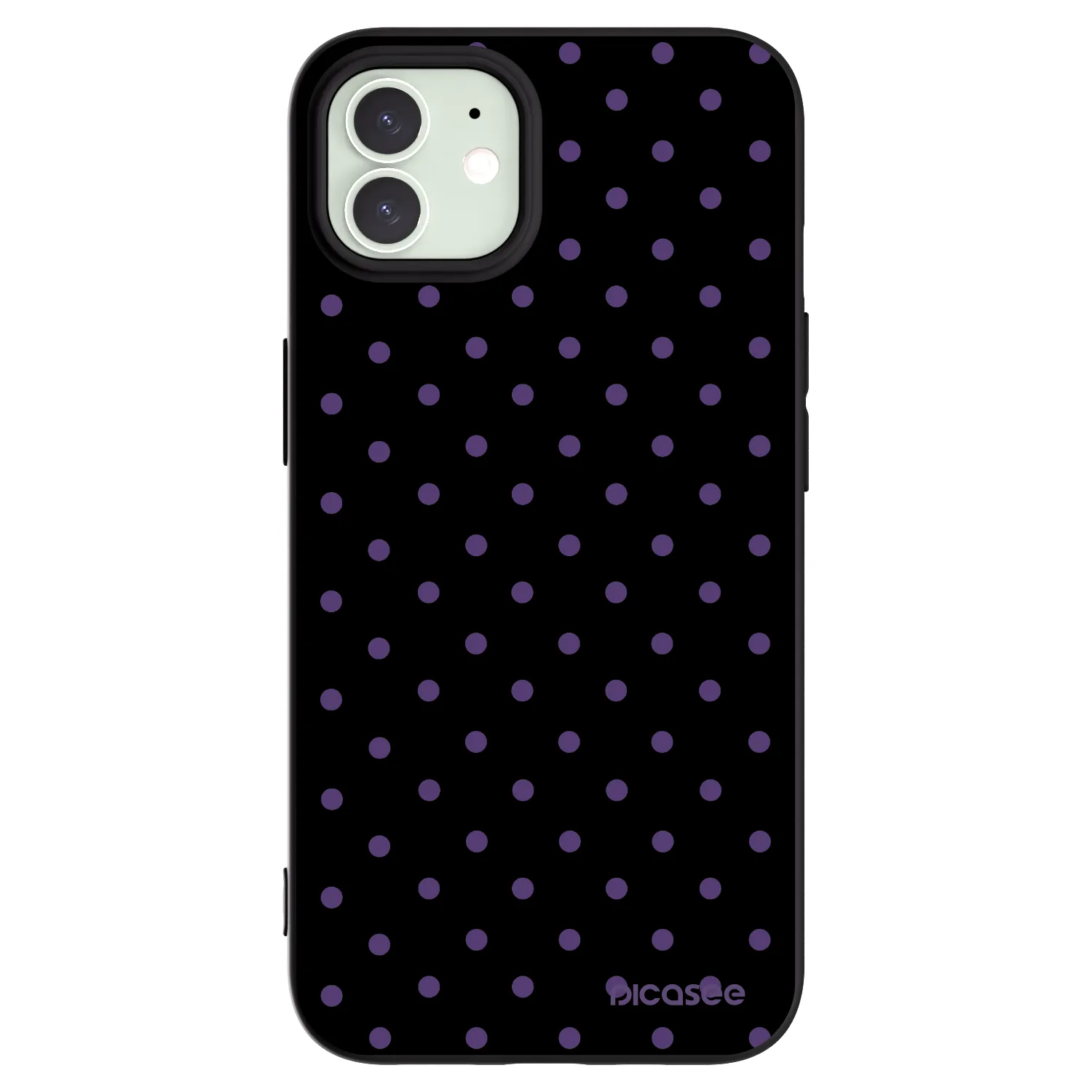 Picasee silikonový černý obal pro Apple iPhone 12 - Flickers