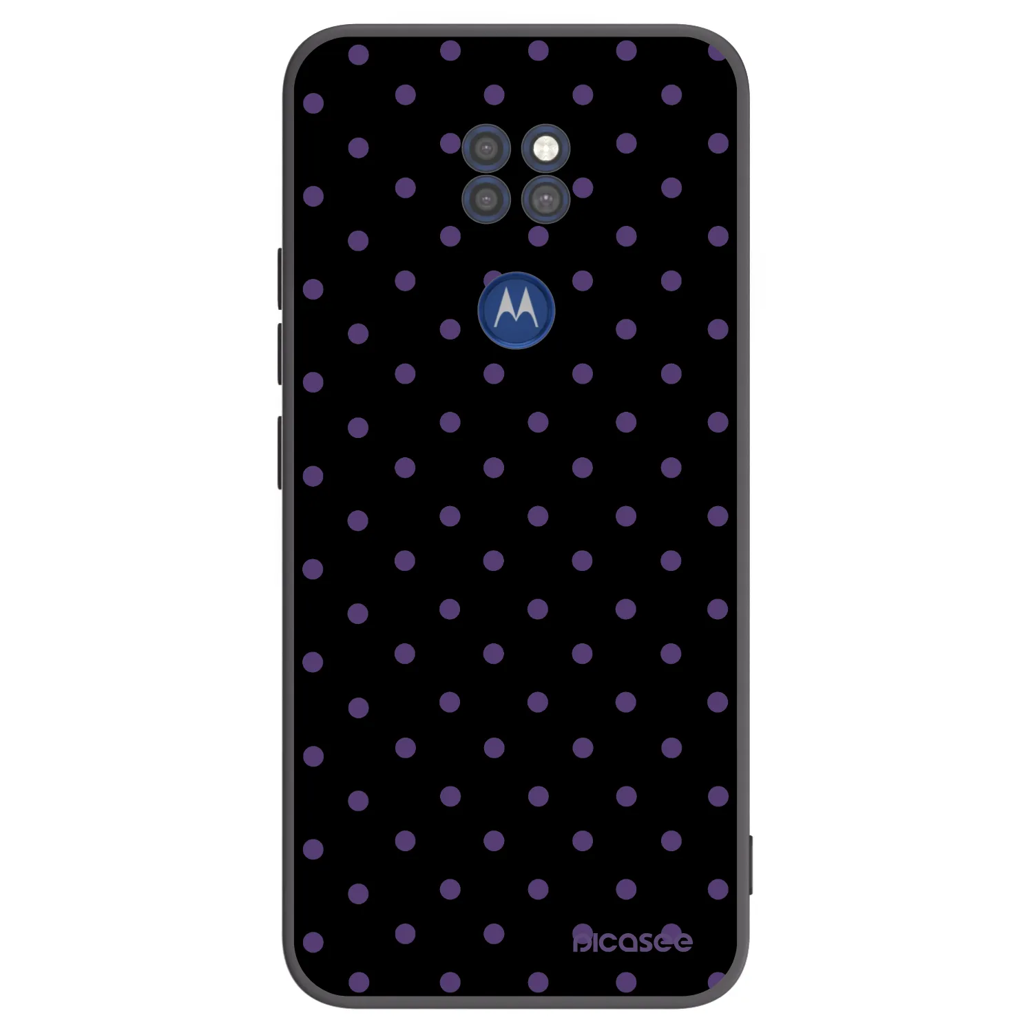 Picasee silikonový černý obal pro Motorola Moto G9 Play - Flickers