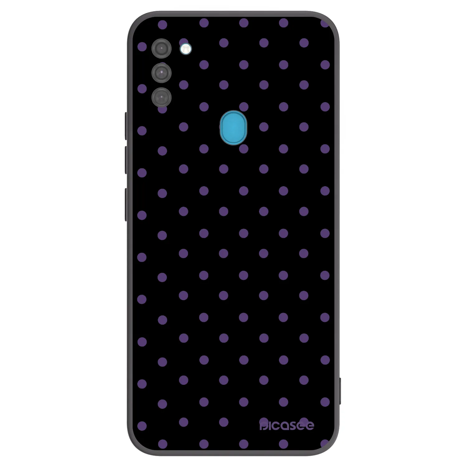 Picasee silikonový černý obal pro Samsung Galaxy M11 - Flickers
