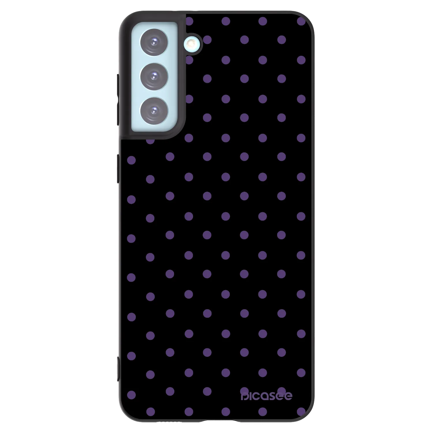 Picasee silikonový černý obal pro Samsung Galaxy S21+ 5G G996F - Flickers